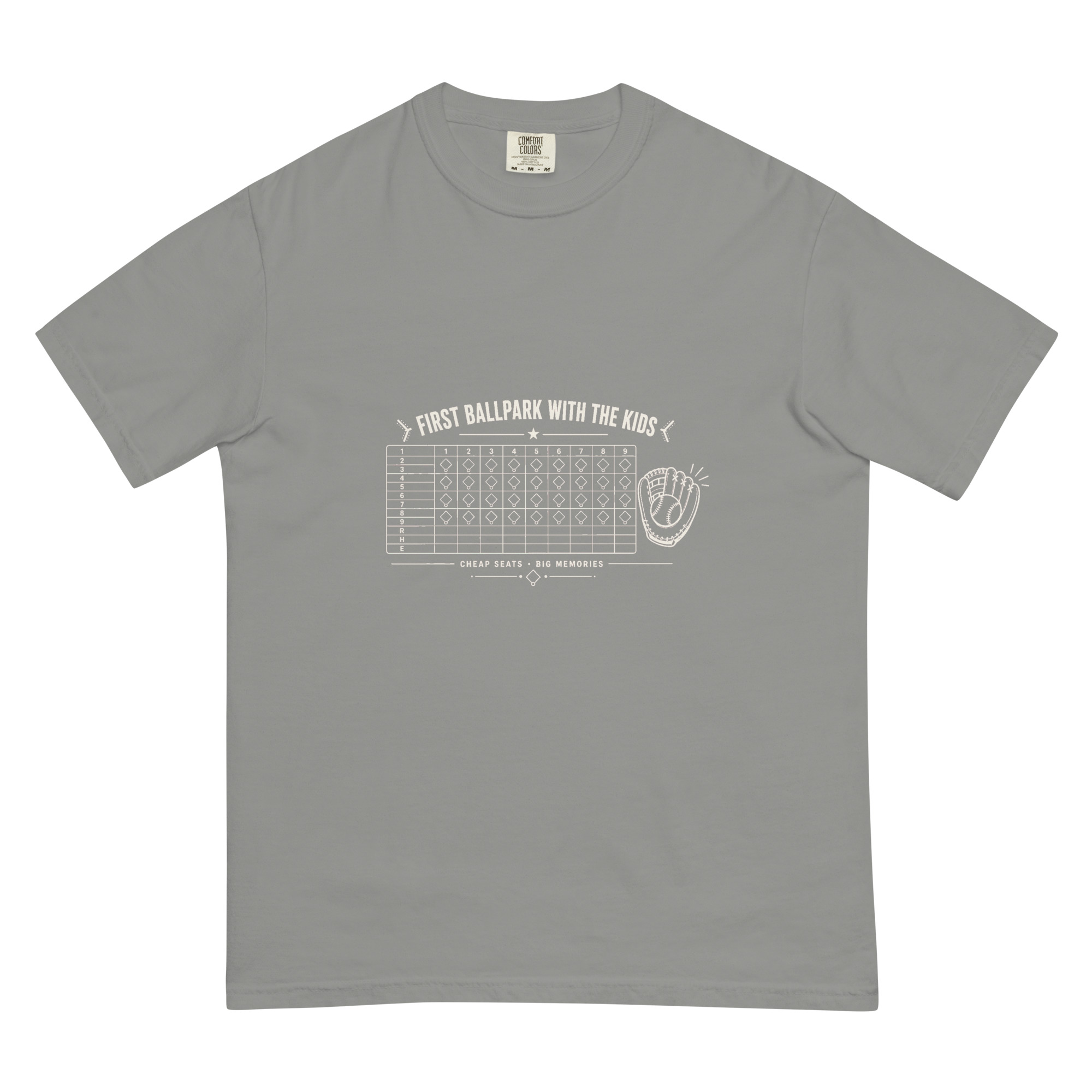First Ballpark With The Kids Scorecard Tee (Dark)