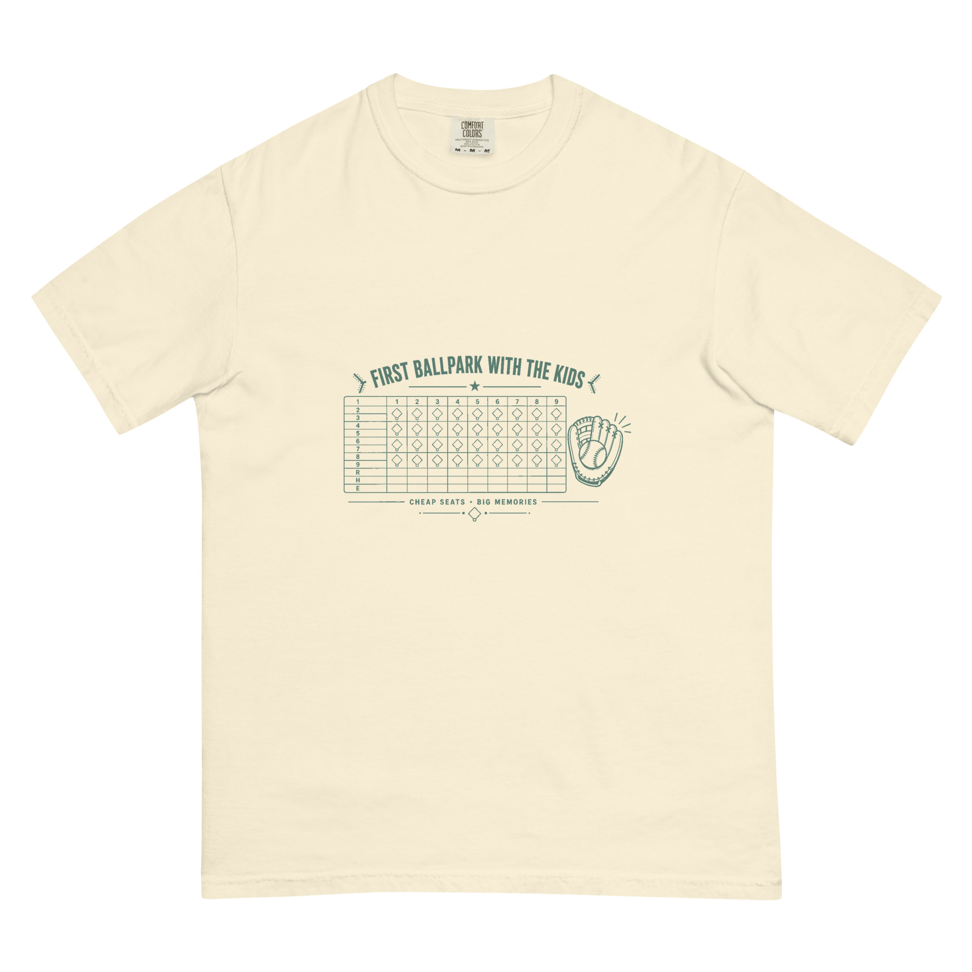 First Ballpark With The Kids Scorecard Tee