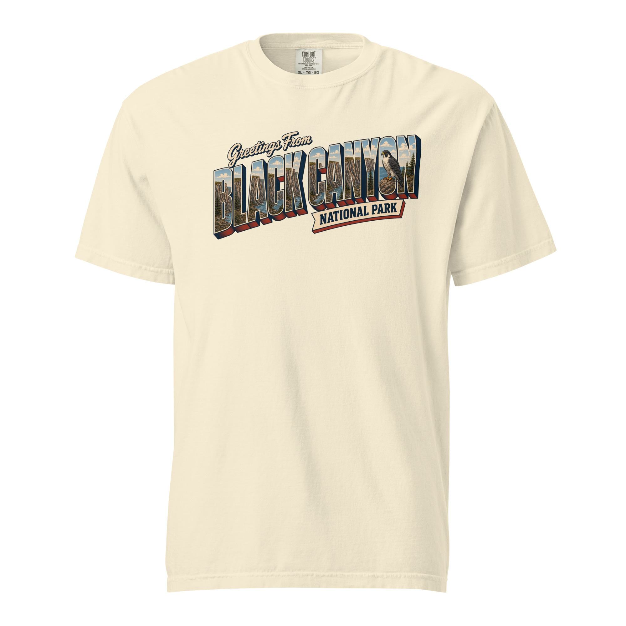Black Canyon of the Gunnison National Park Postcard Tee - Image 9
