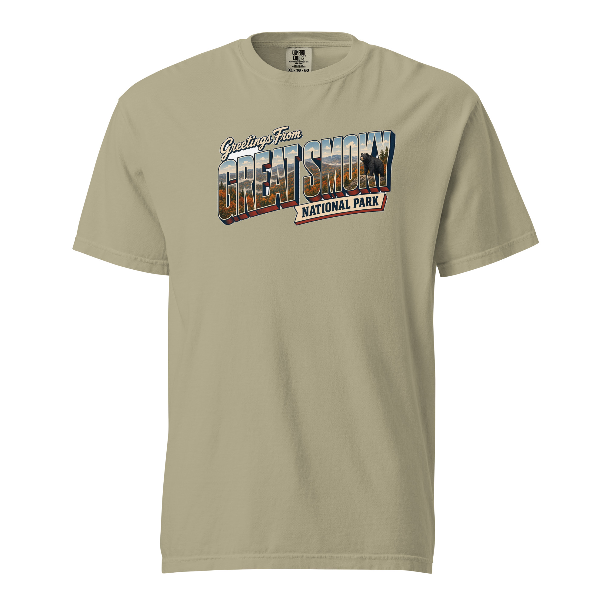 Great Smoky Mountains National Park Postcard Tee