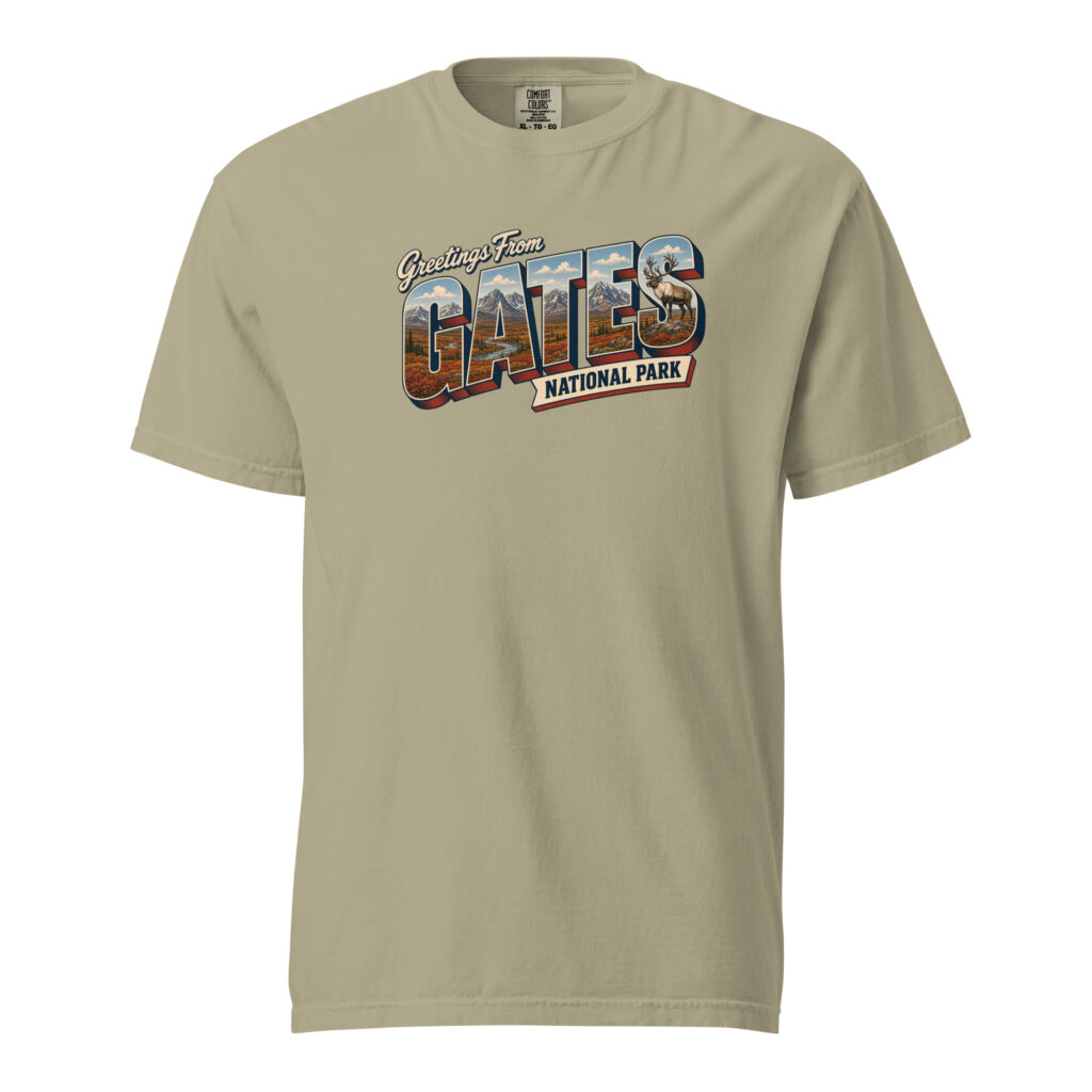 Gates of the Arctic National Park Postcard Tee