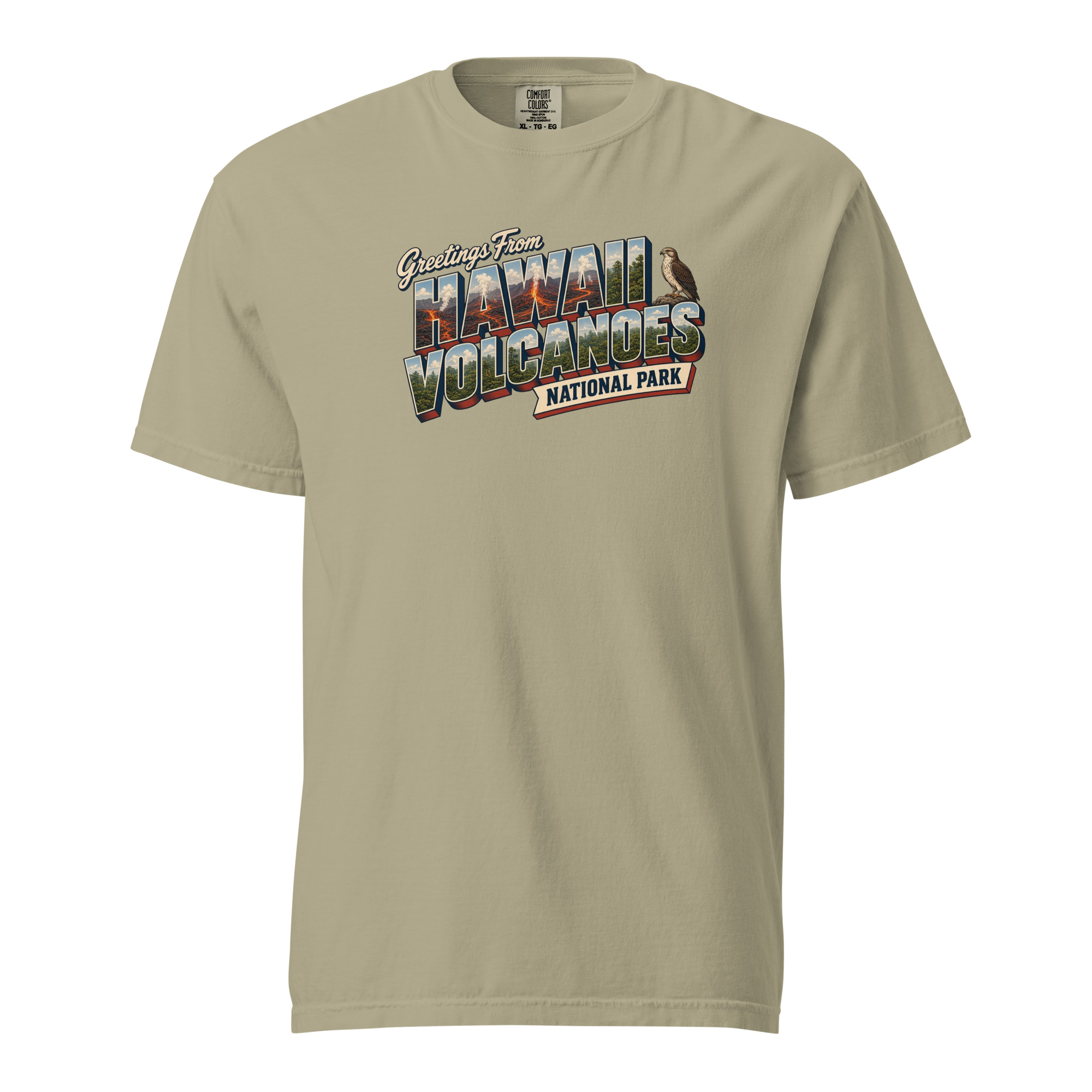 Hawaiʻi Volcanoes National Park Postcard Tee - Image 7