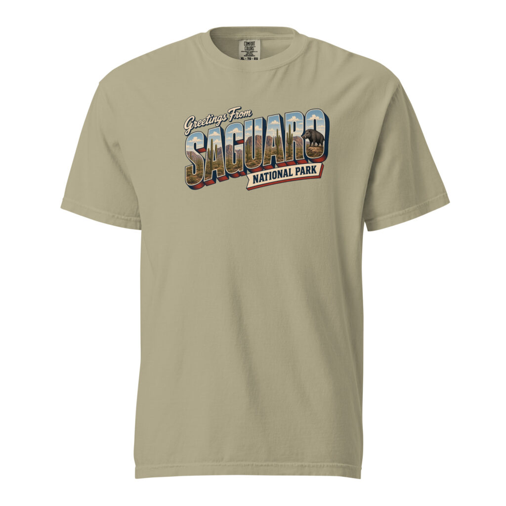 Saguaro National Park Postcard Tee