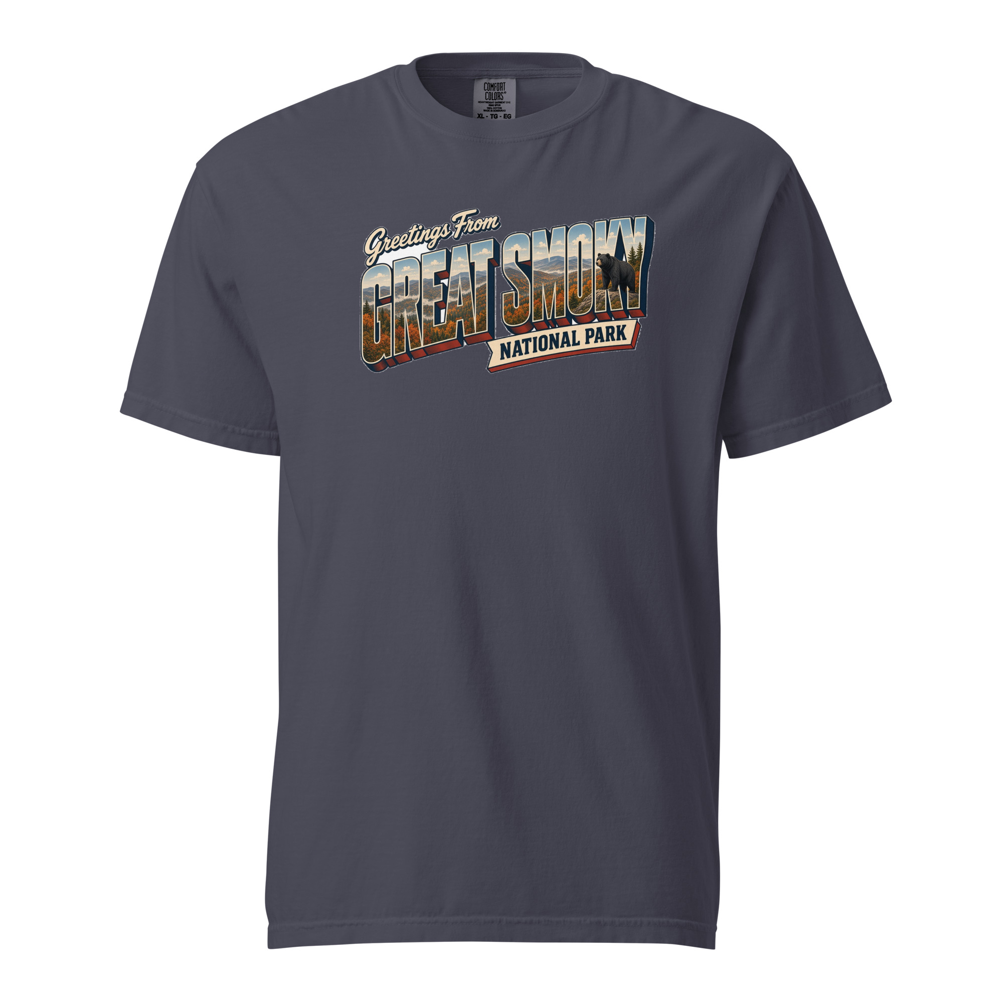 Great Smoky Mountains National Park Postcard Tee - Image 3