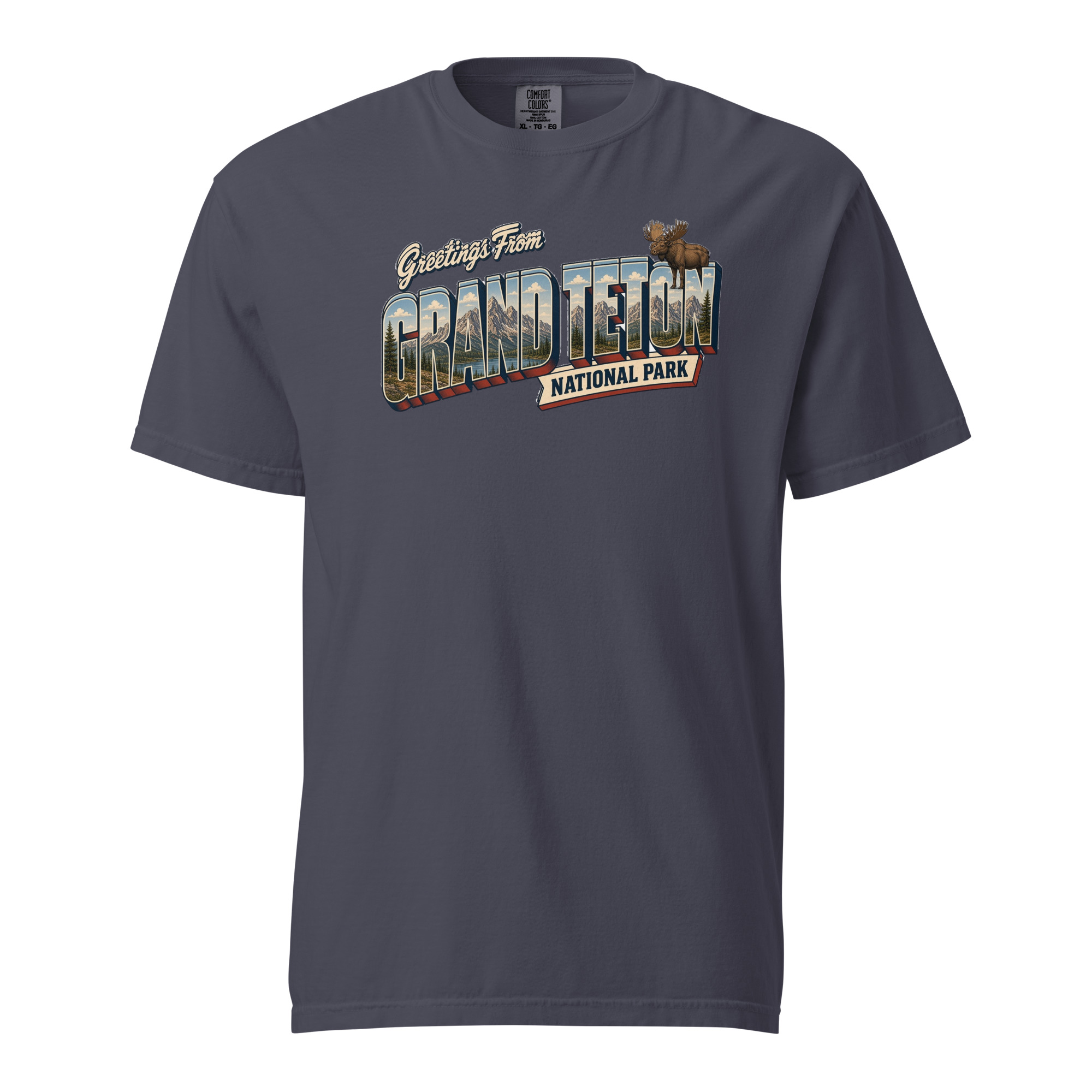 Grand Teton National Park Postcard Tee - Image 3
