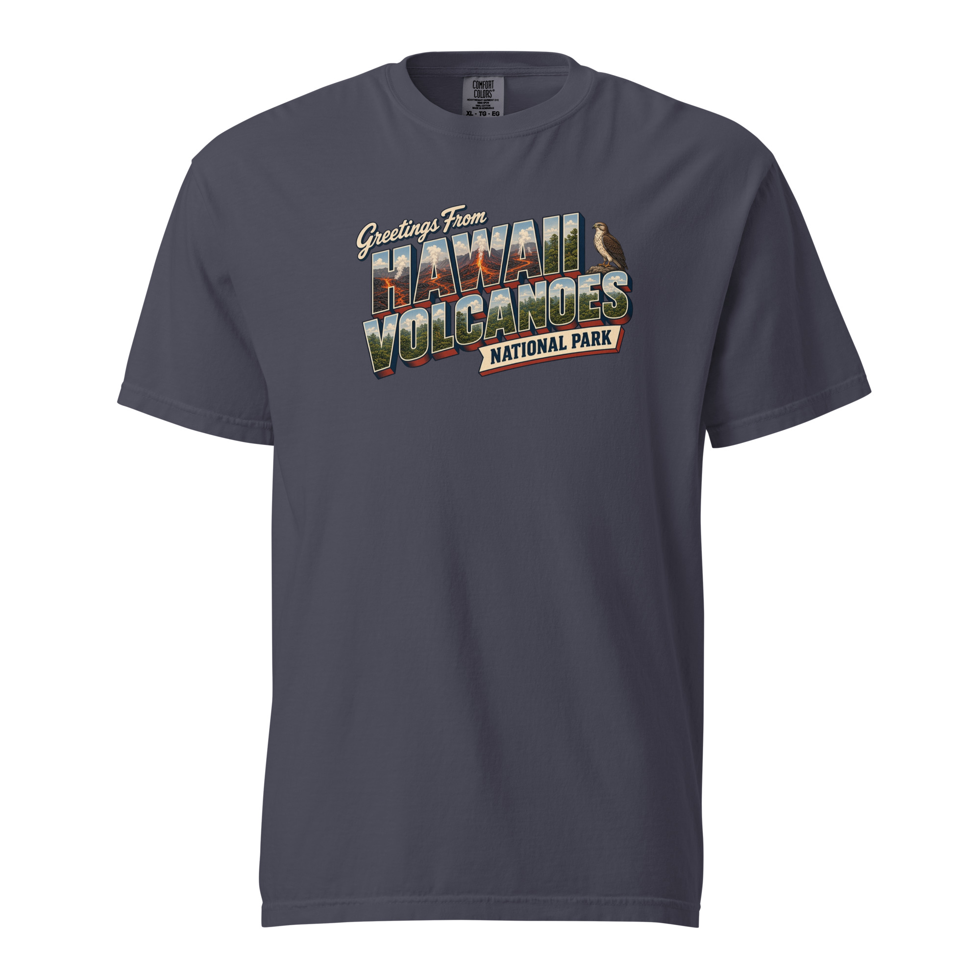 Hawaiʻi Volcanoes National Park Postcard Tee - Image 3