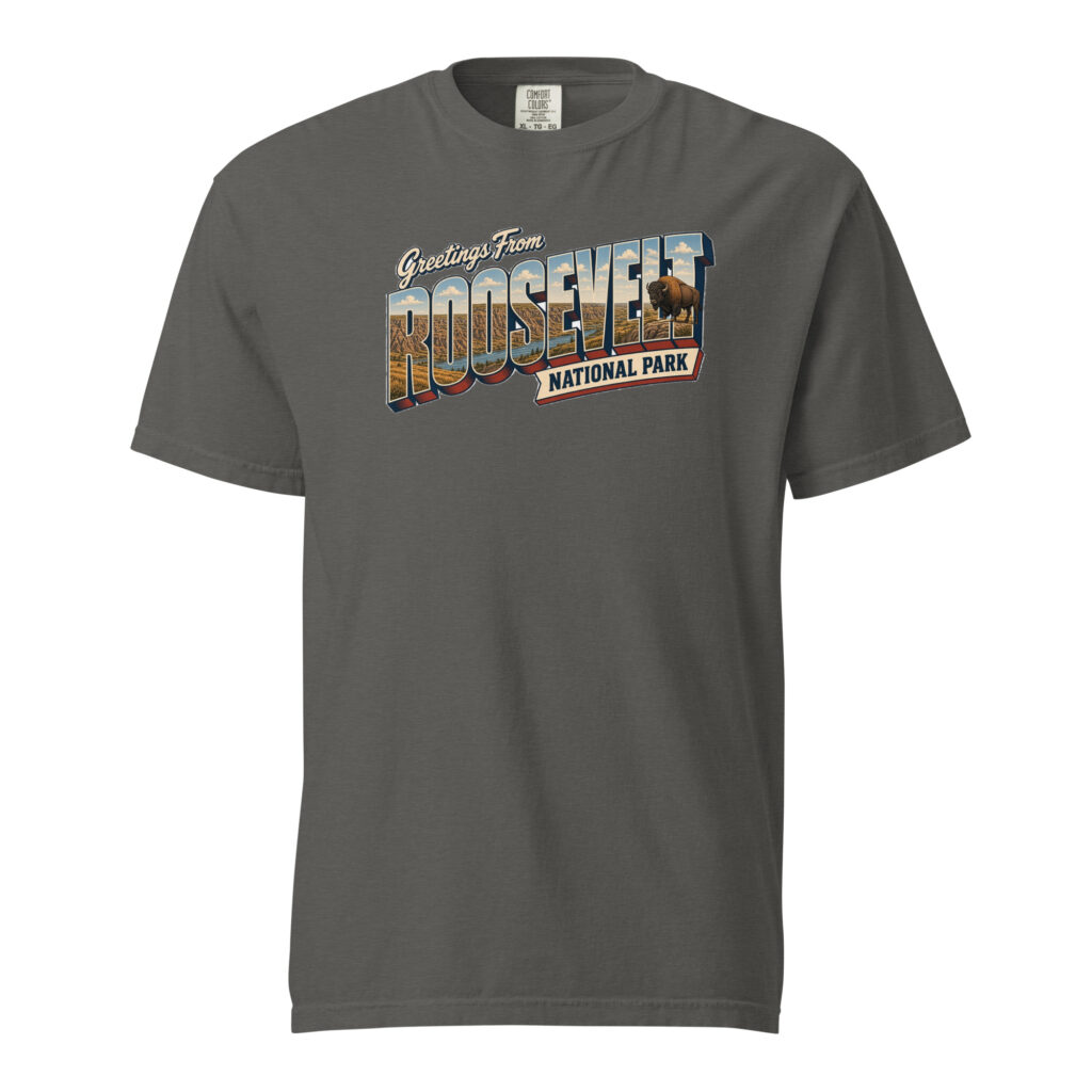 Theodore Roosevelt National Park Postcard Tee