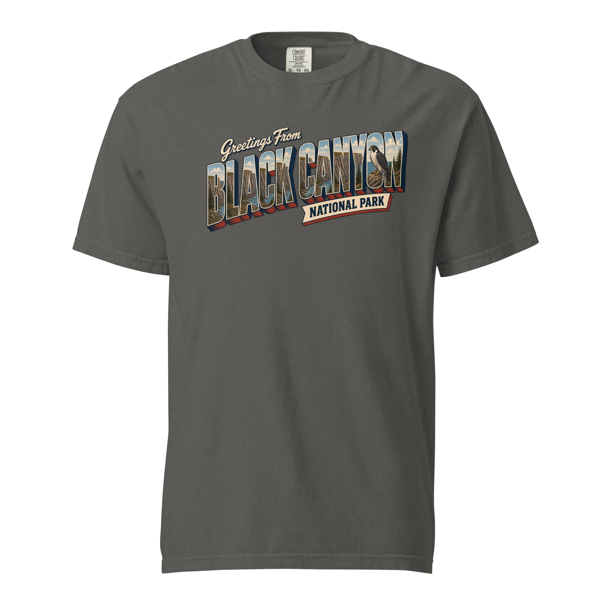 Black Canyon of the Gunnison National Park Postcard Tee - Image 5