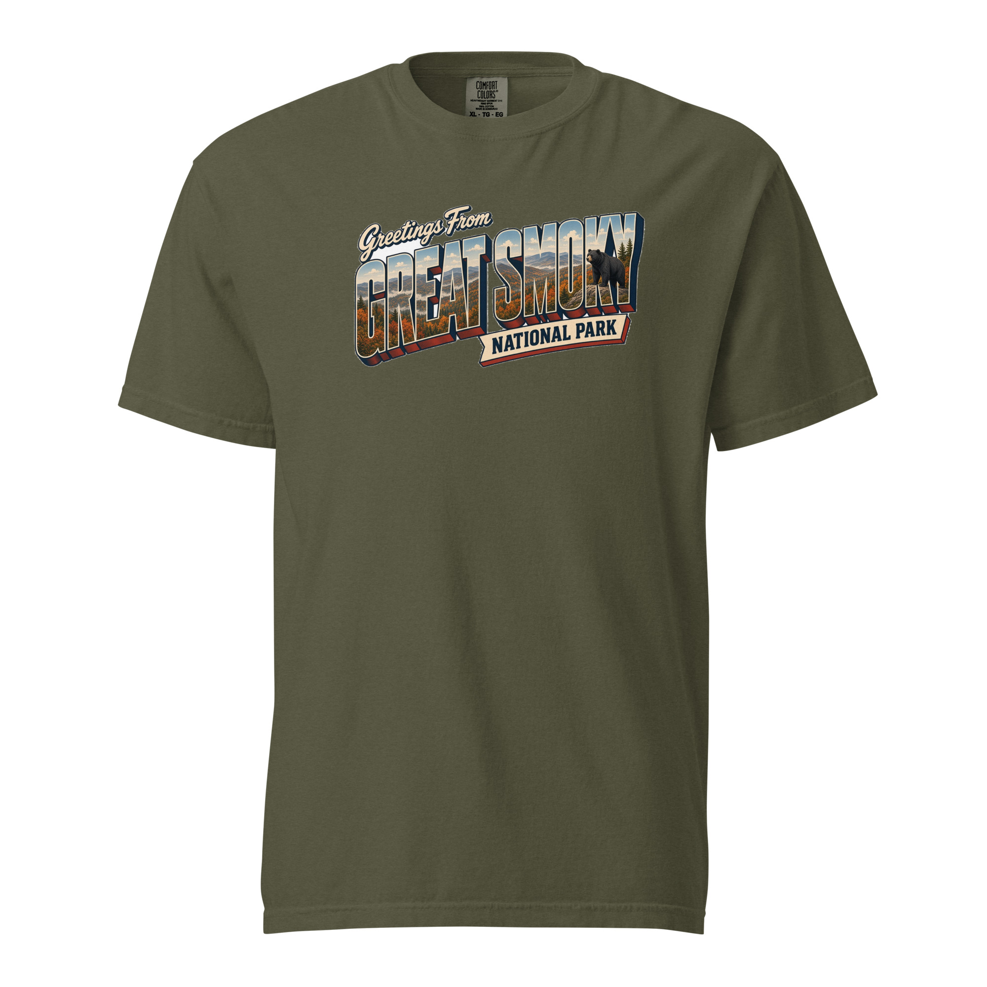 Great Smoky Mountains National Park Postcard Tee - Image 4