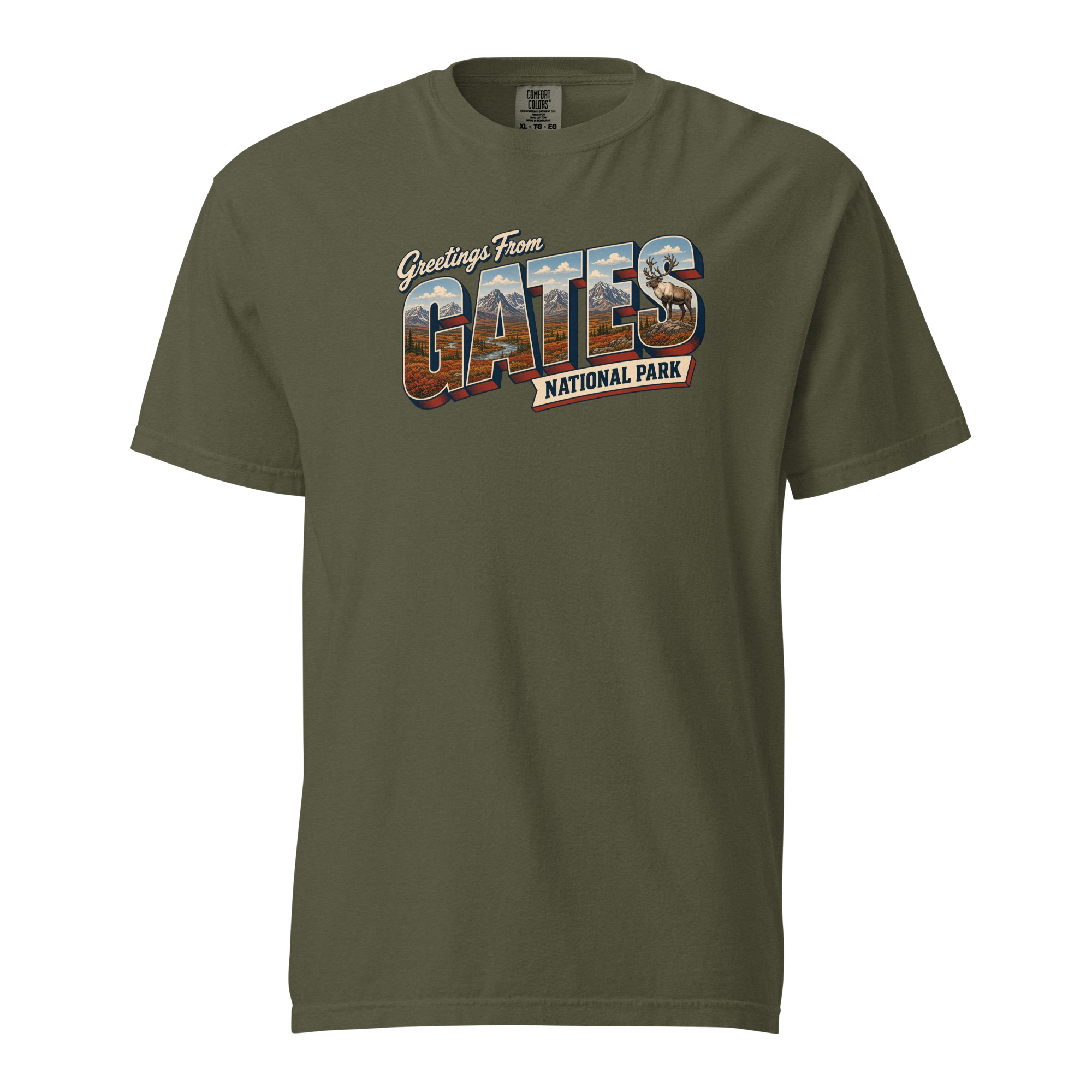 Gates of the Arctic National Park Postcard Tee - Image 4