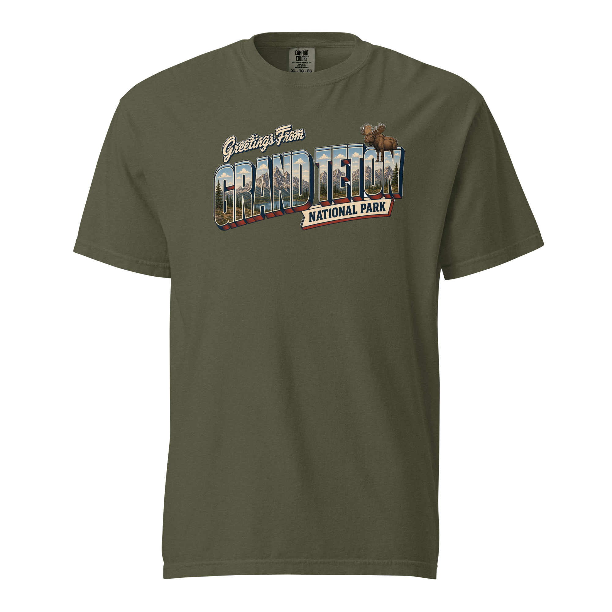 Grand Teton National Park Postcard Tee - Image 4