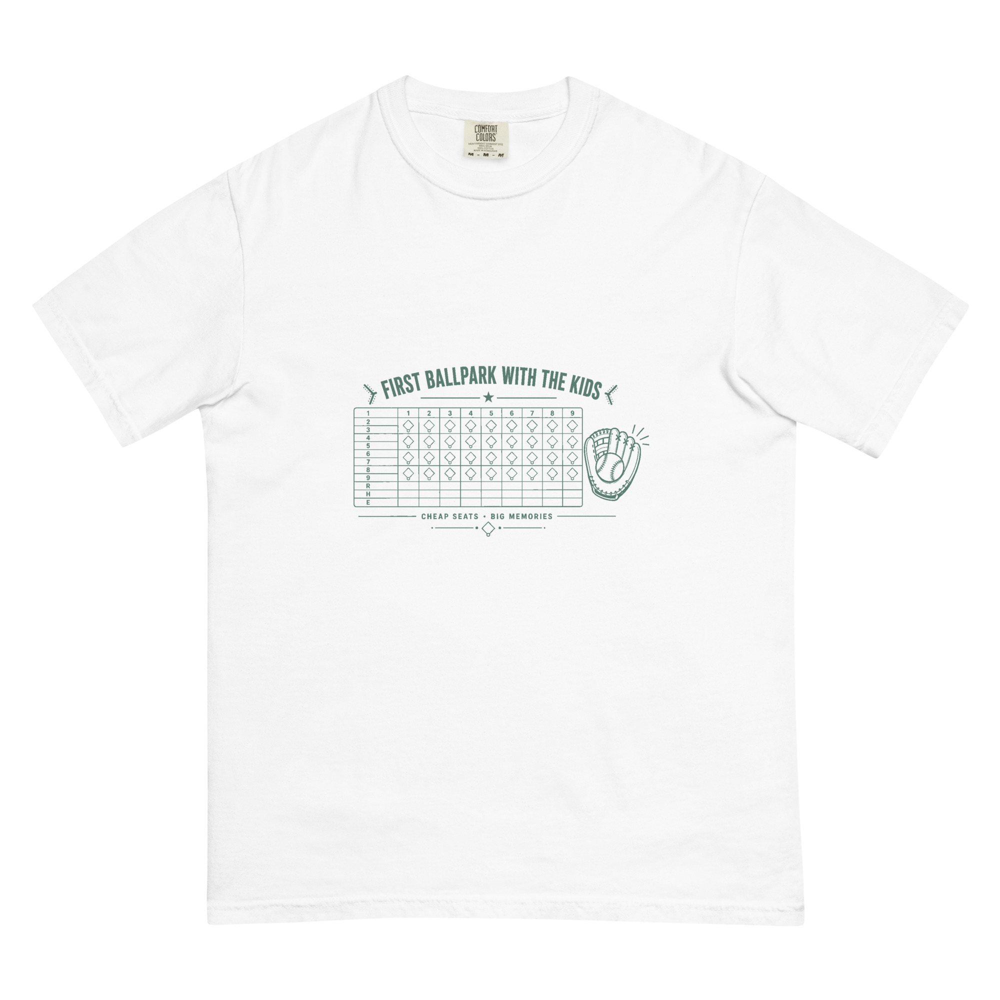 First Ballpark With The Kids Scorecard Tee - Image 2