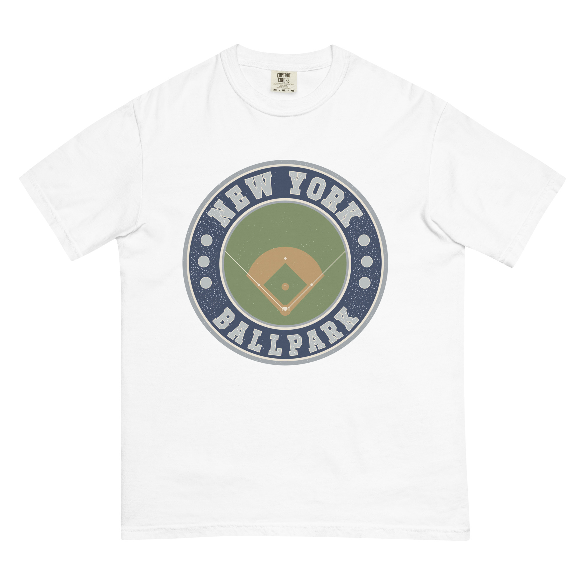 New York Bronx Our First Visit Stamp Tee - Image 4