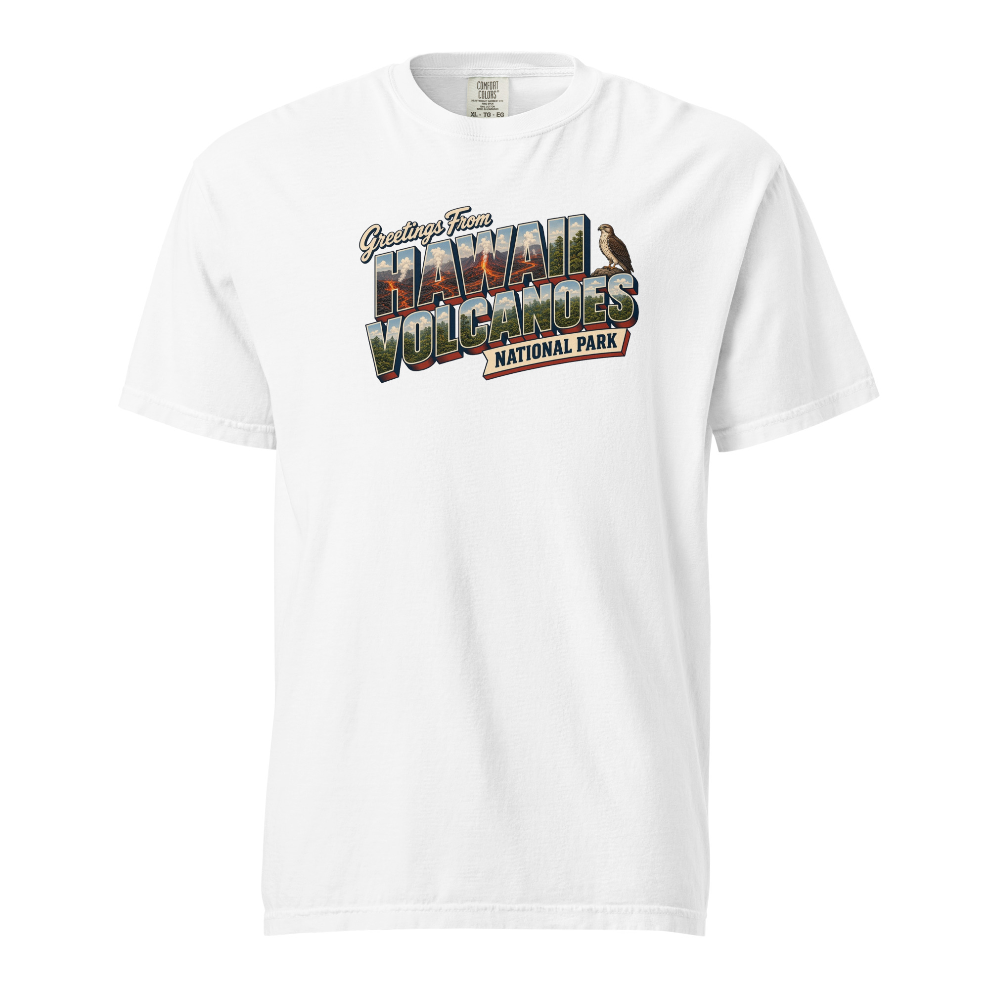 Hawaiʻi Volcanoes National Park Postcard Tee - Image 10