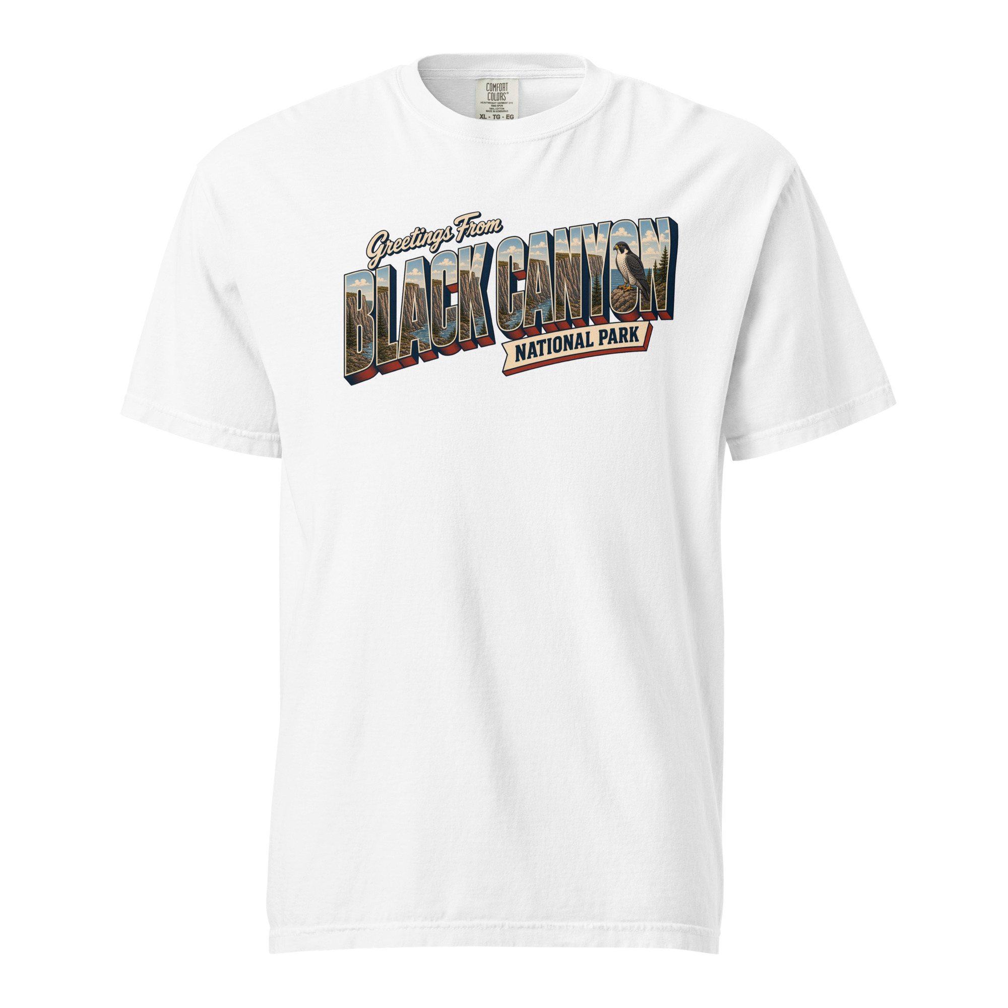 Black Canyon of the Gunnison National Park Postcard Tee - Image 10
