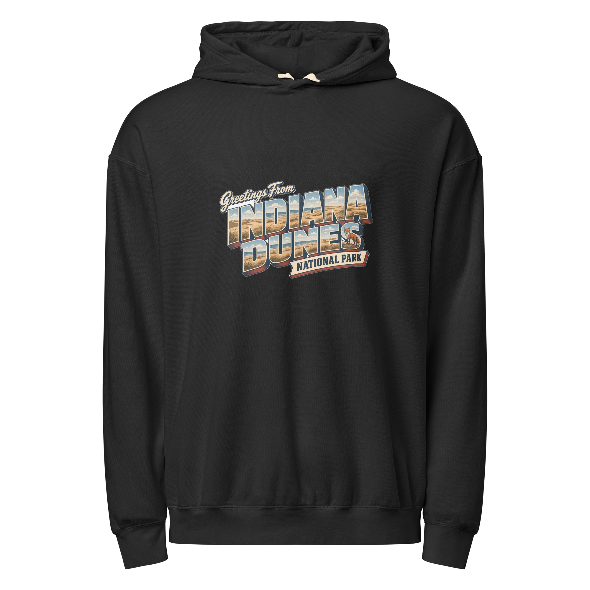 Indiana Dunes National Park Postcard Hoodie - Image 2