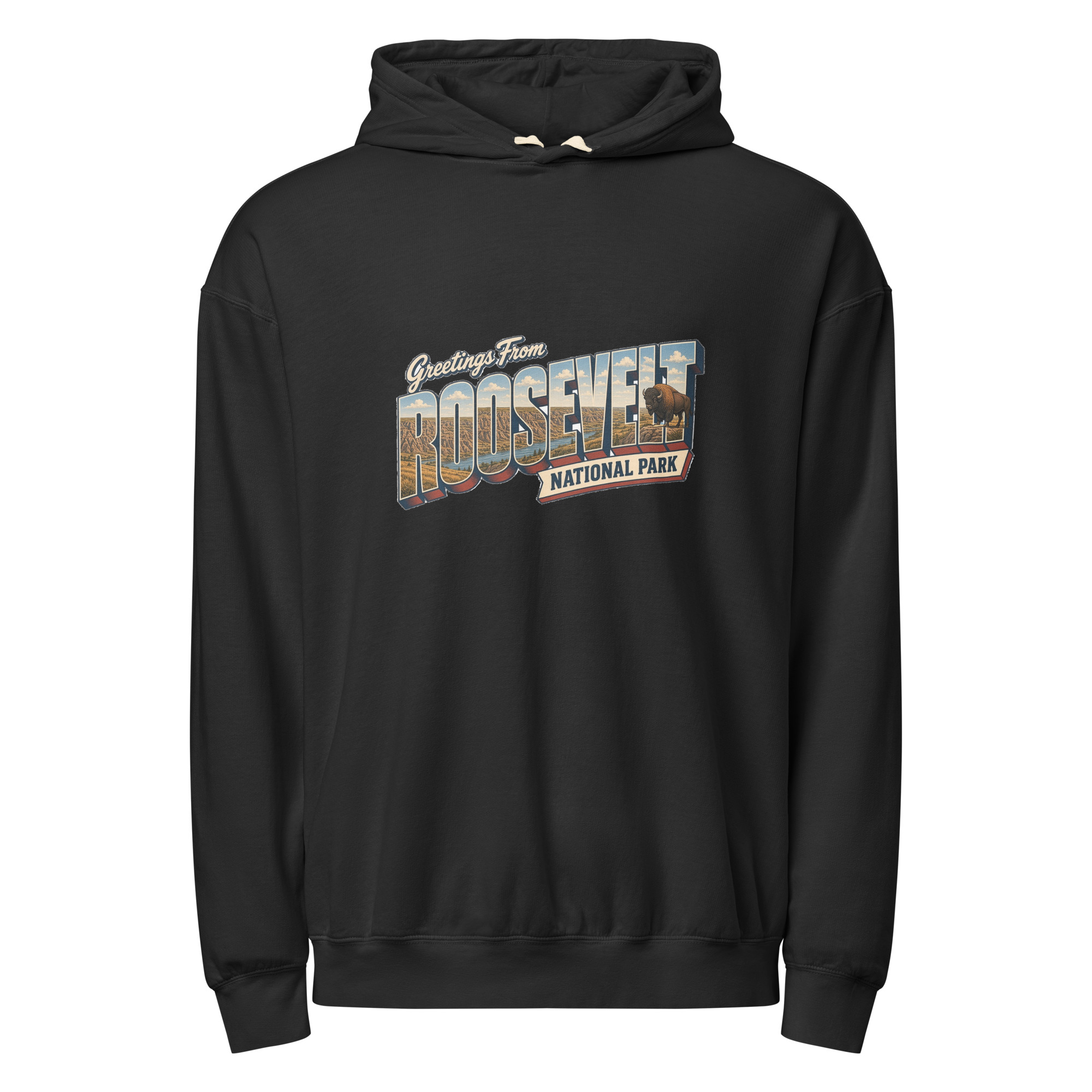 Theodore Roosevelt National Park Postcard Hoodie - Image 2