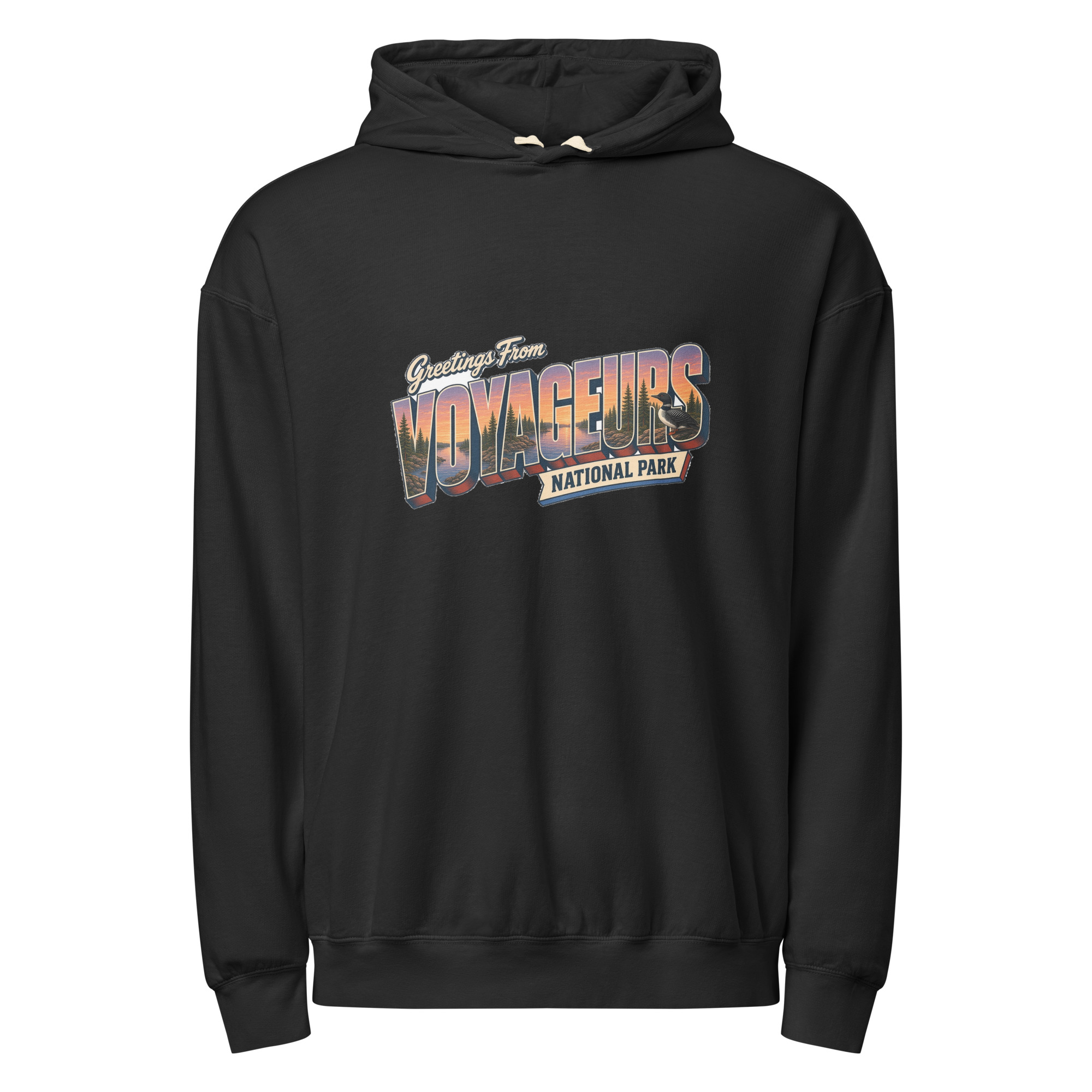 Voyageurs National Park Postcard Hoodie - Image 2
