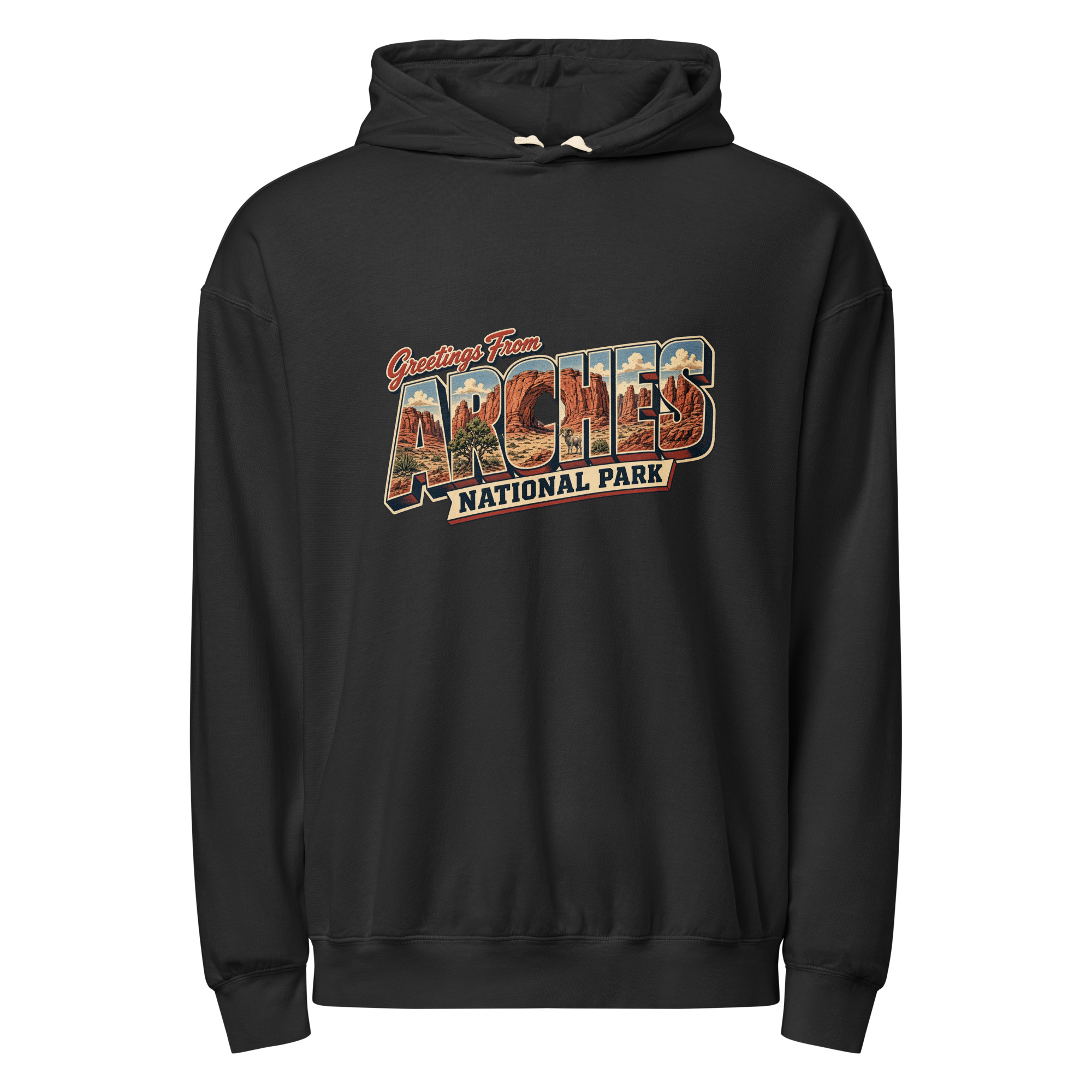 Arches National Park Postcard Hoodie - Image 2