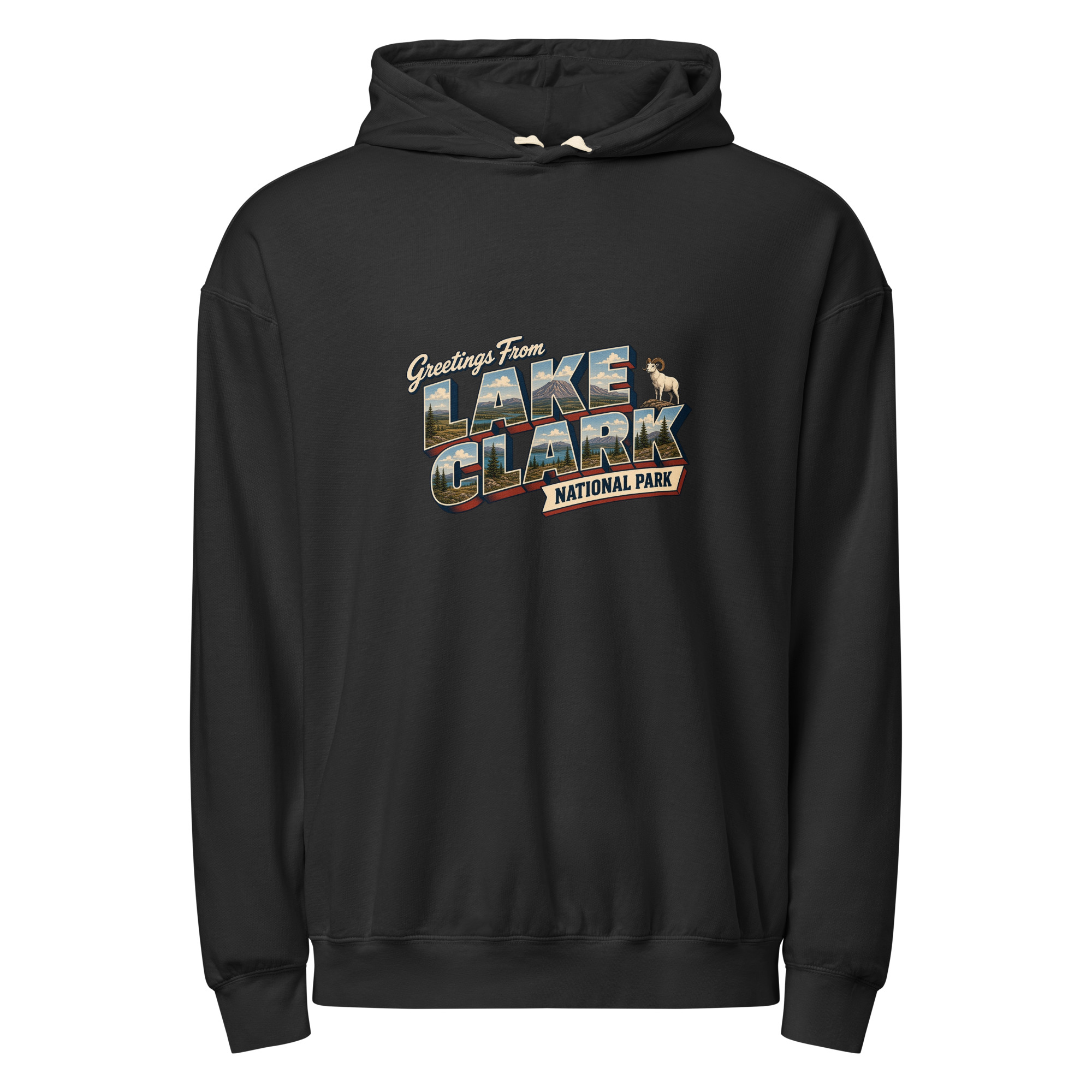 Lake Clark National Park Postcard Hoodie - Image 2