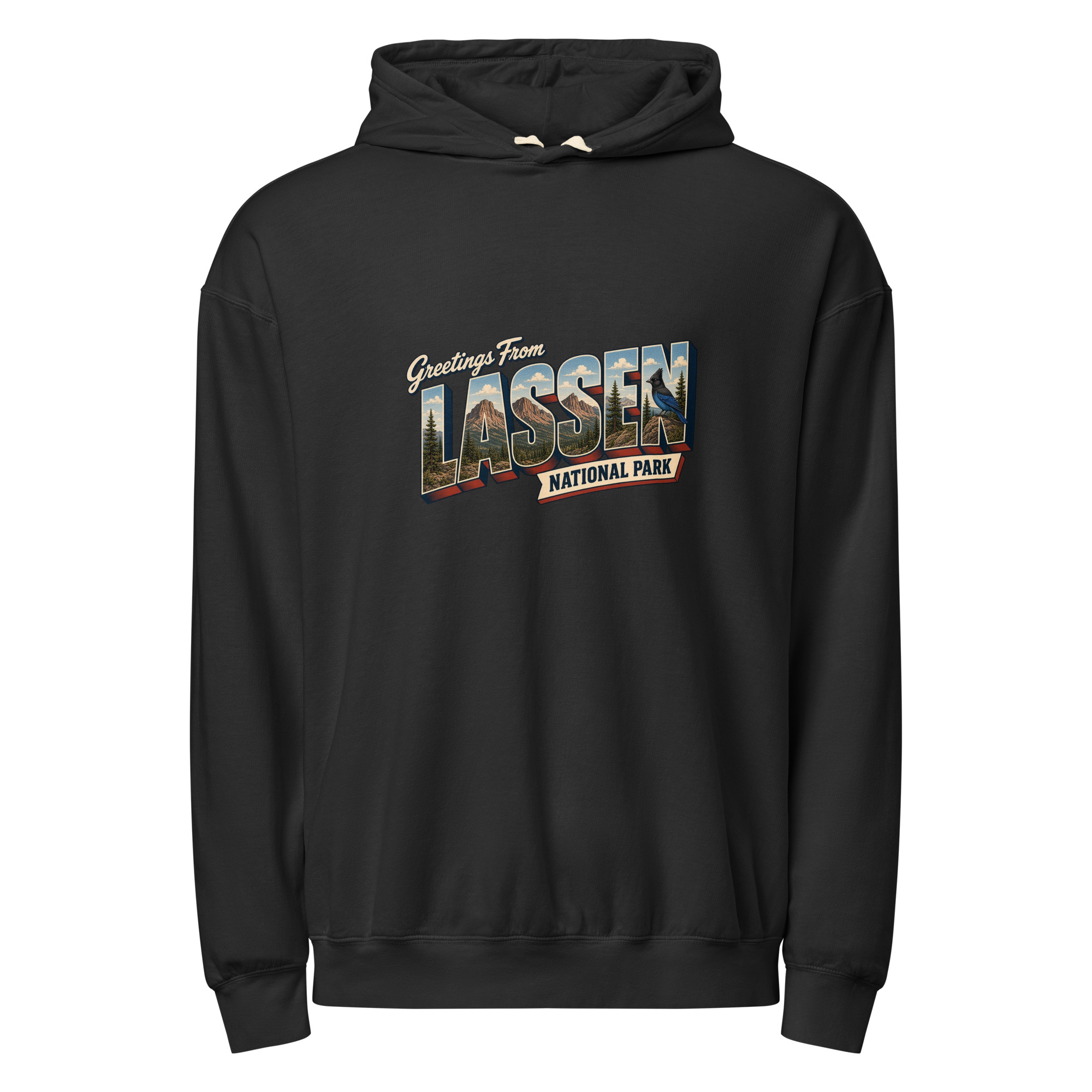 Lassen Volcanic National Park Postcard Hoodie - Image 2