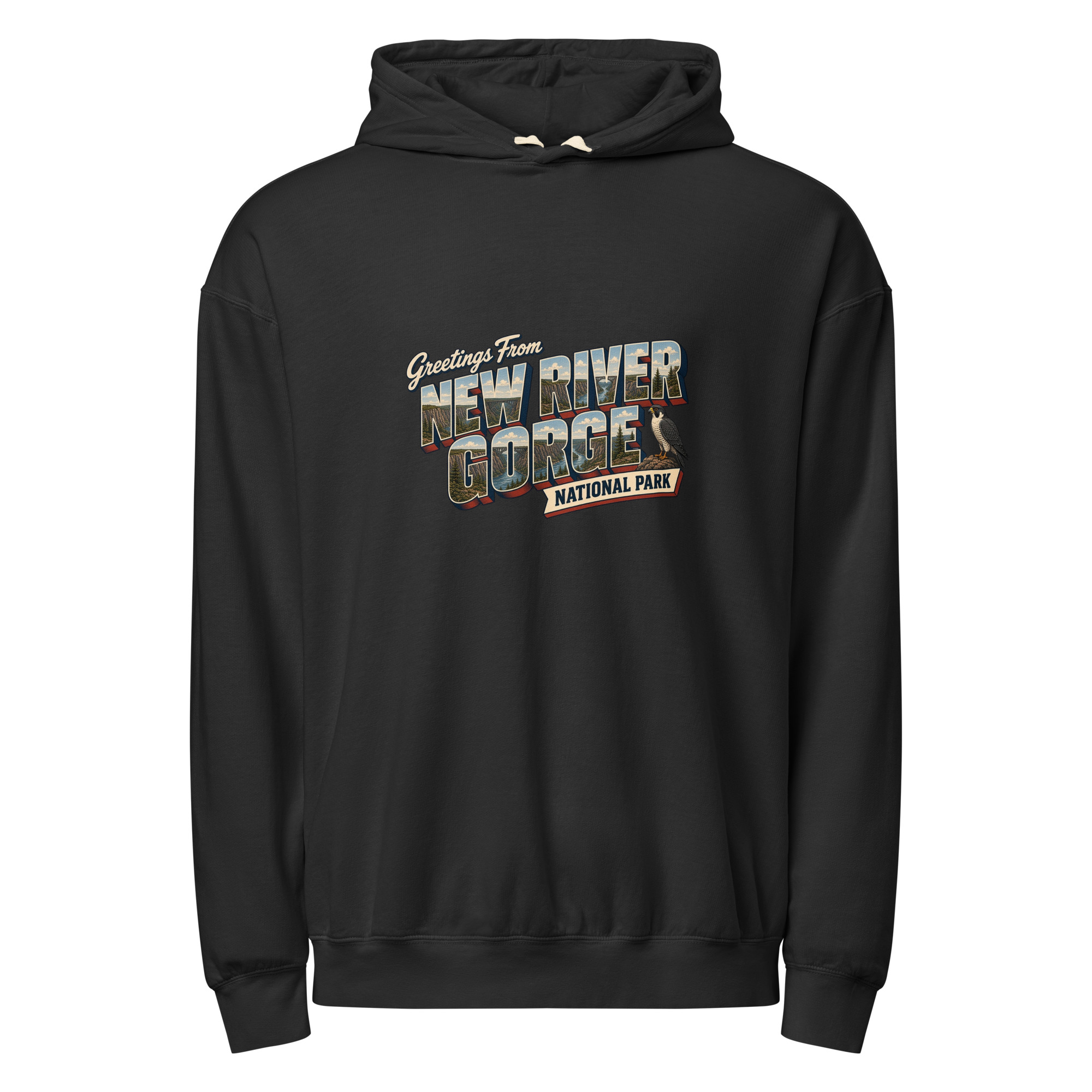 New River Gorge National Park Postcard Hoodie - Image 2