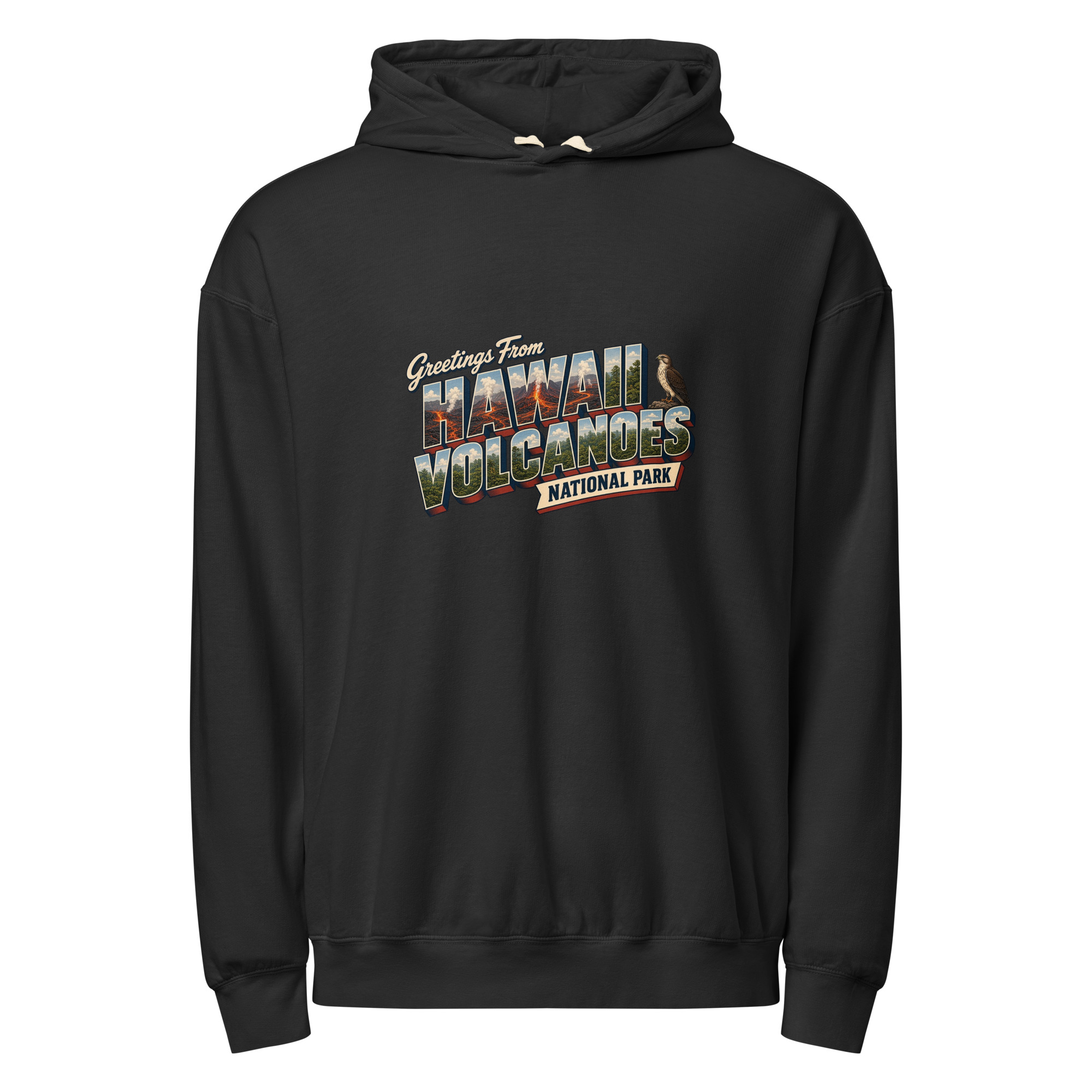 Hawaiʻi Volcanoes National Park Postcard Hoodie - Image 2