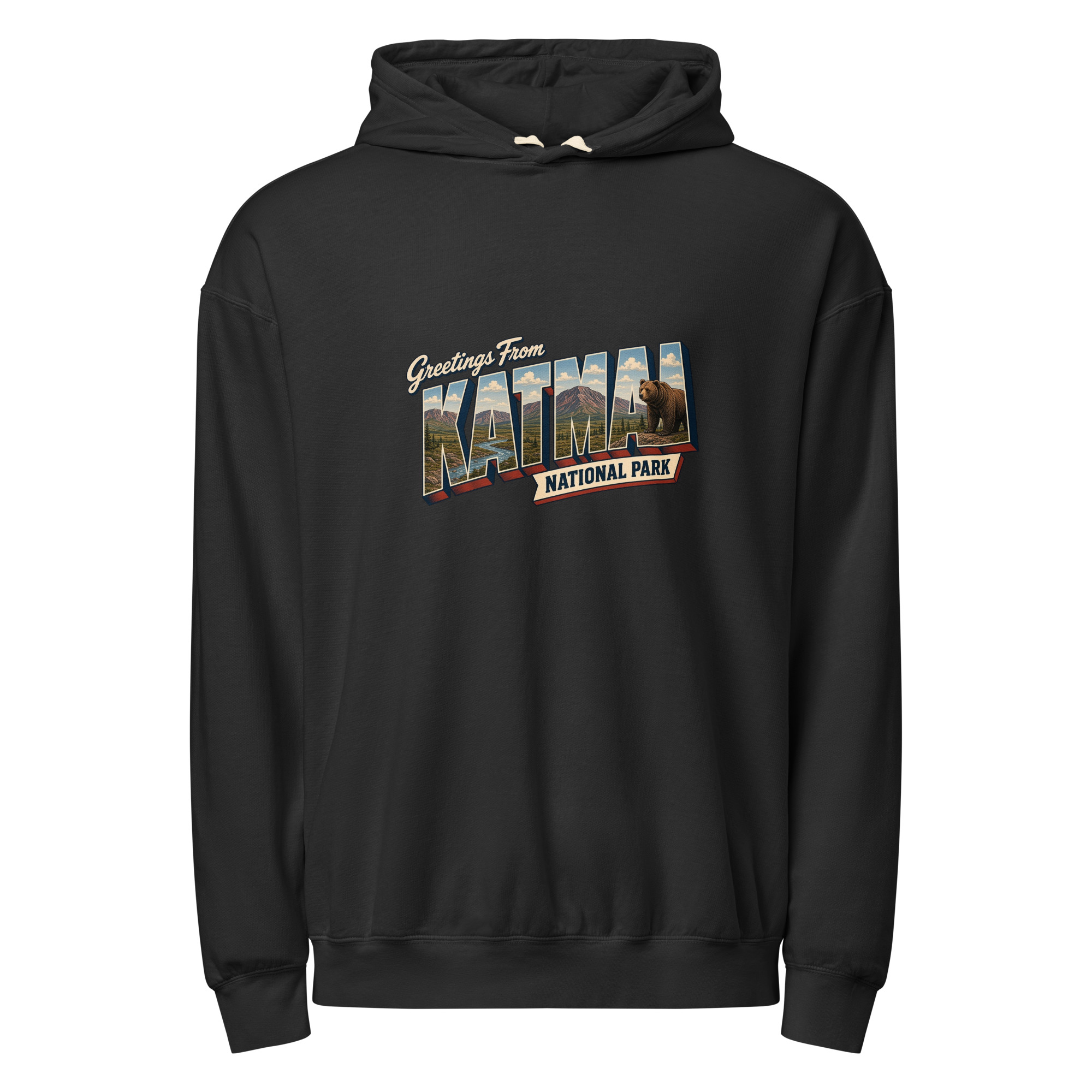 Katmai National Park Postcard Hoodie - Image 2