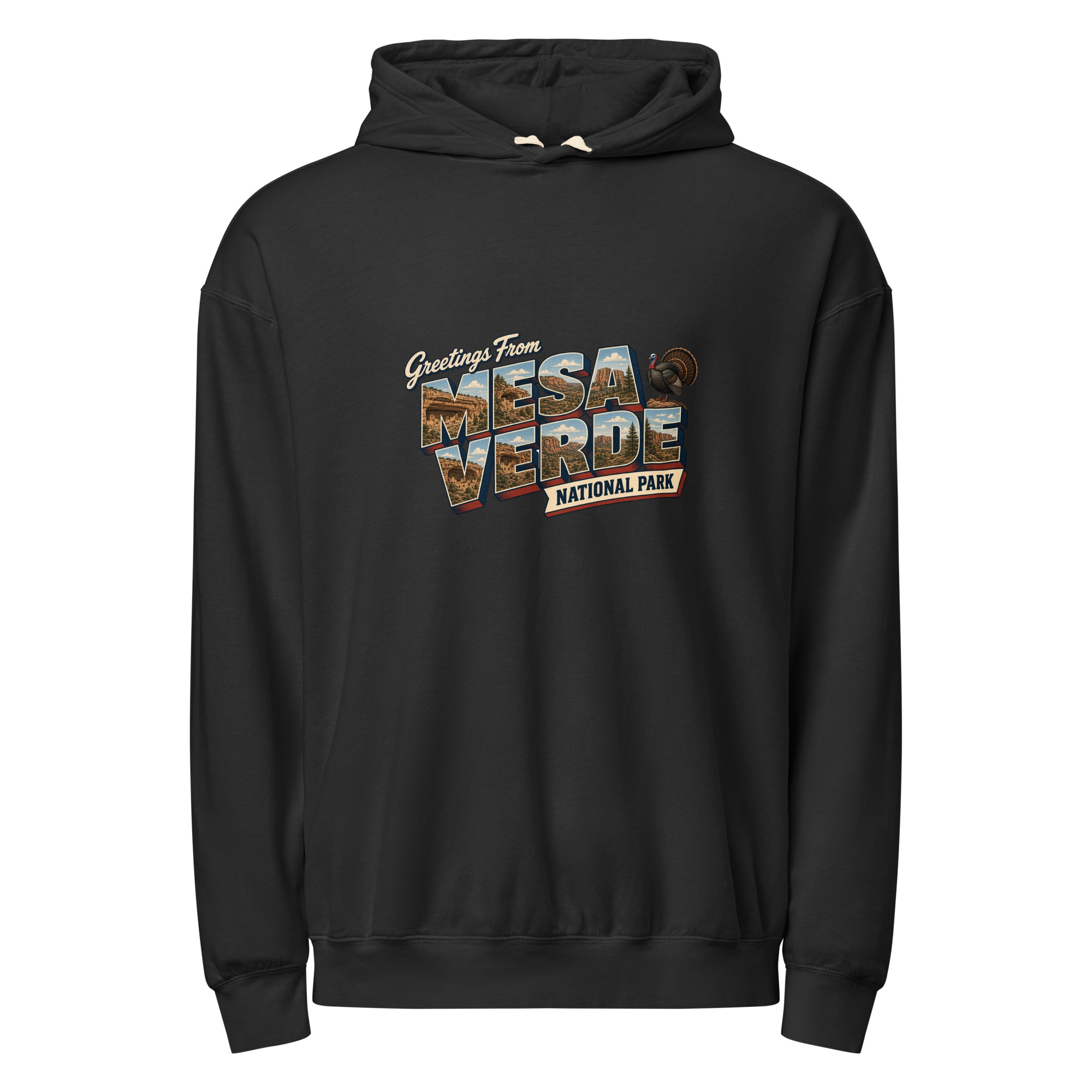 Mesa Verde National Park Postcard Hoodie - Image 2