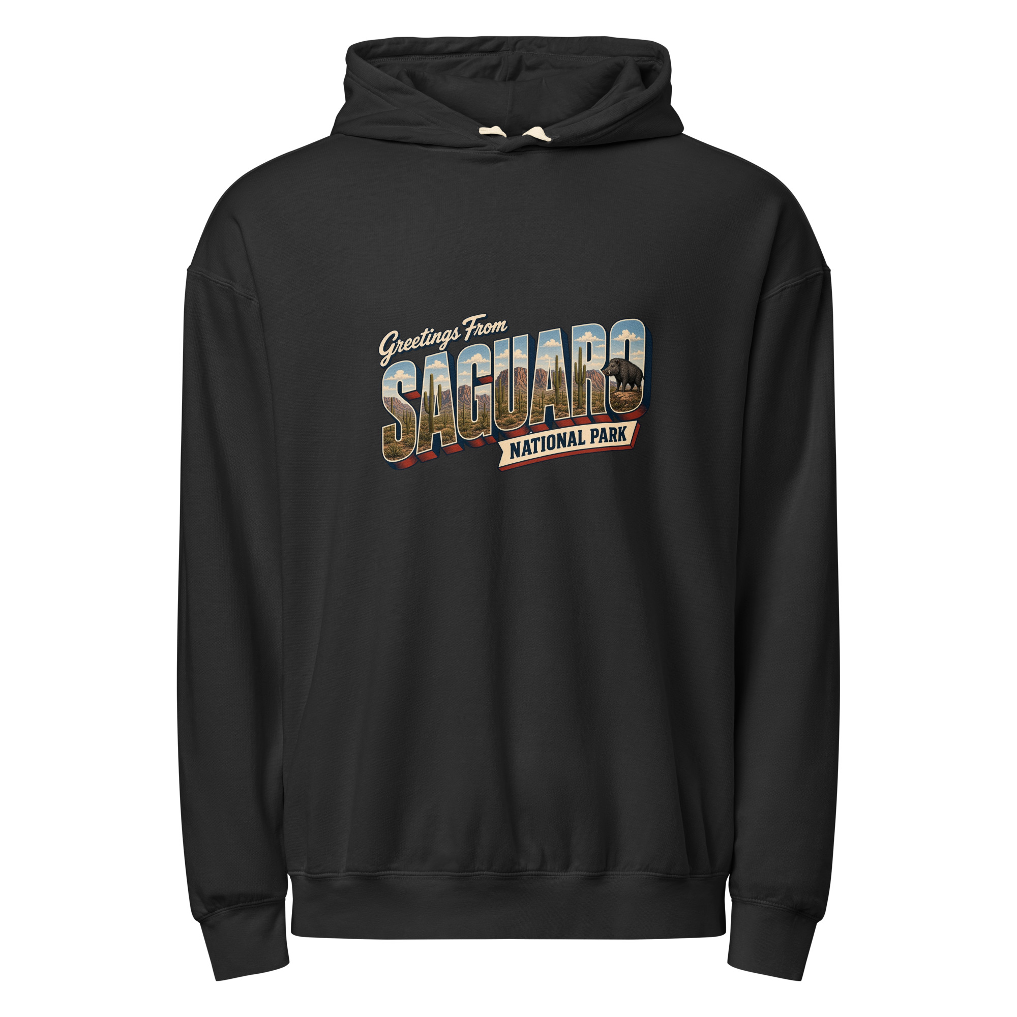 Saguaro National Park Postcard Hoodie - Image 2