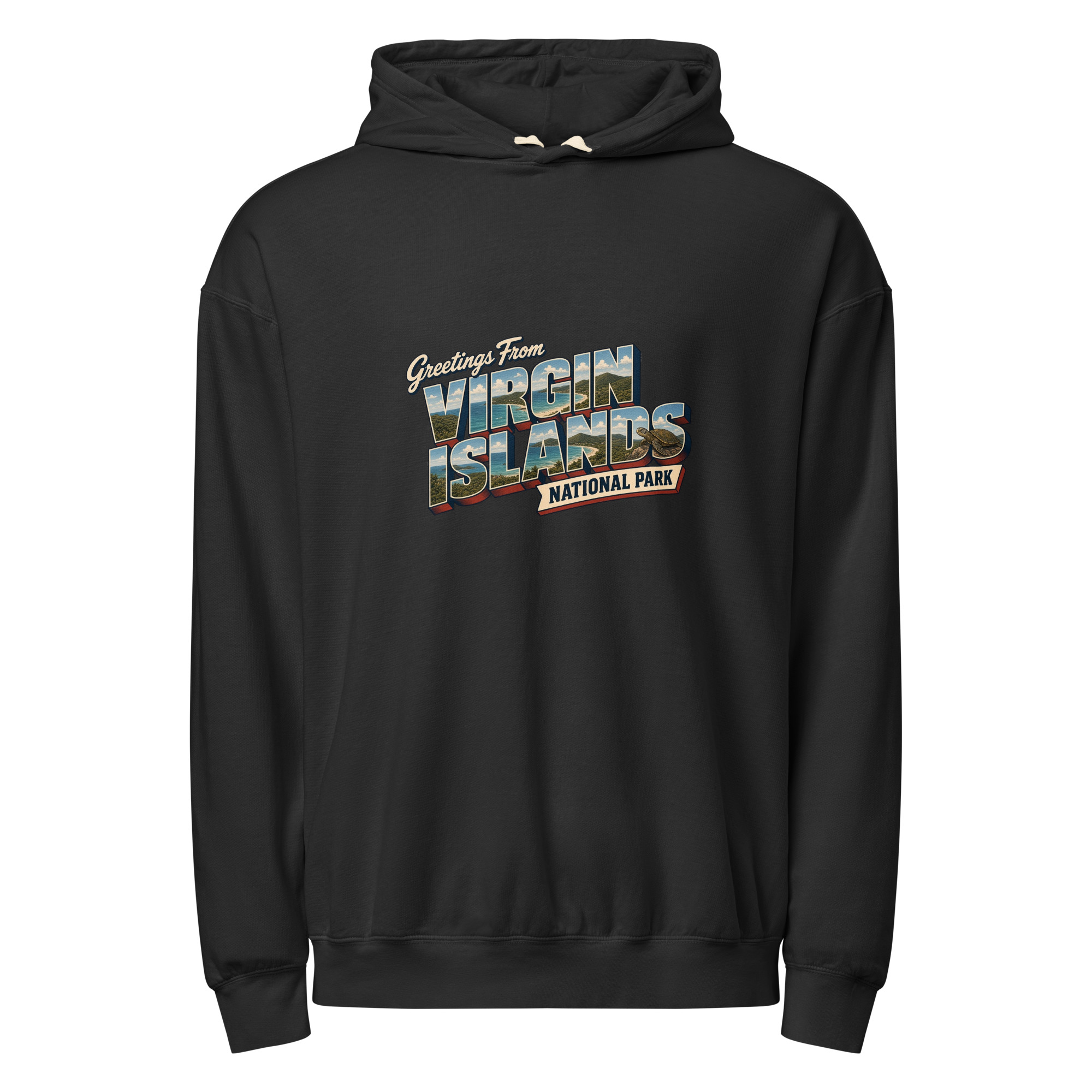 Virgin Islands National Park Postcard Hoodie - Image 2