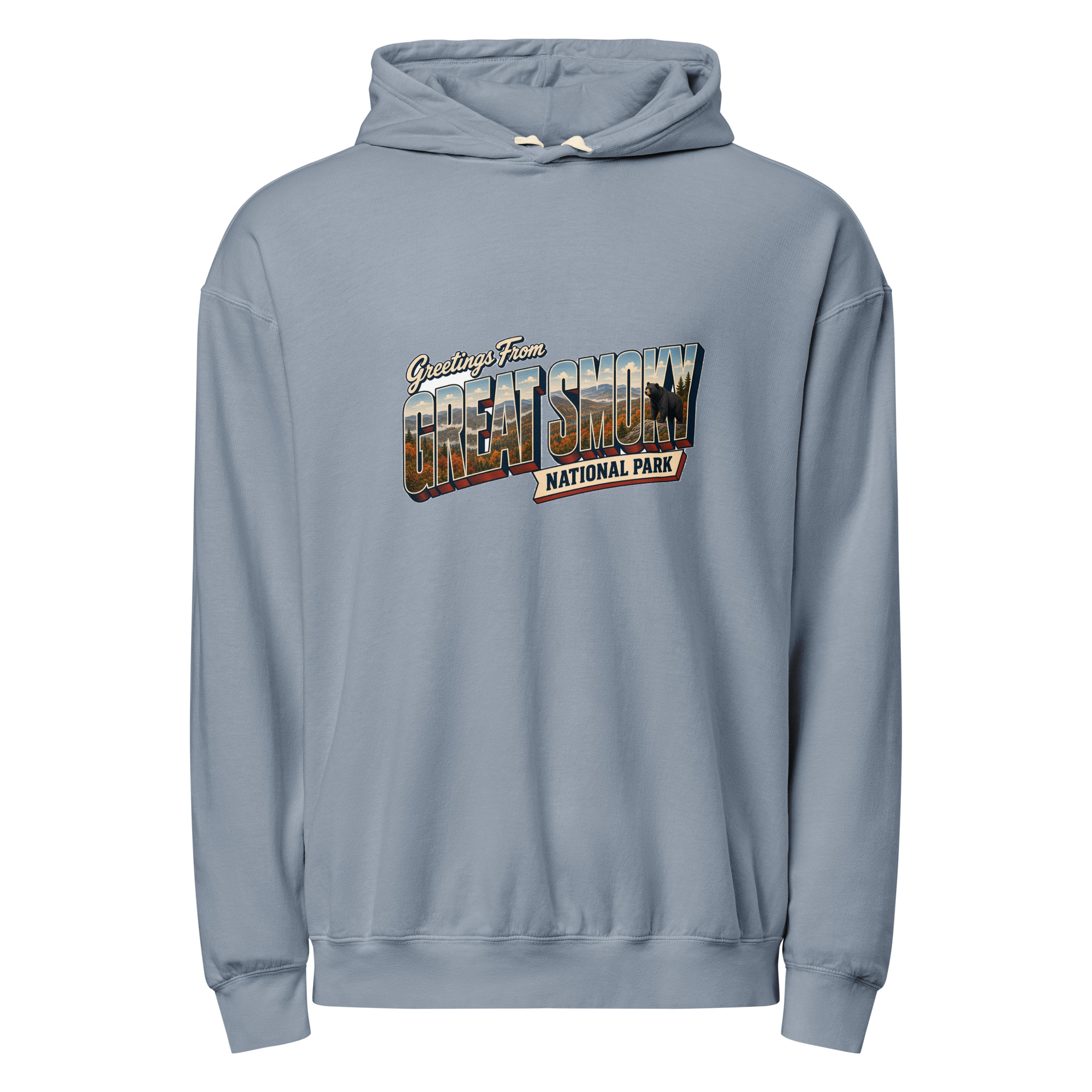 Great Smoky Mountains National Park Postcard Hoodie - Image 5