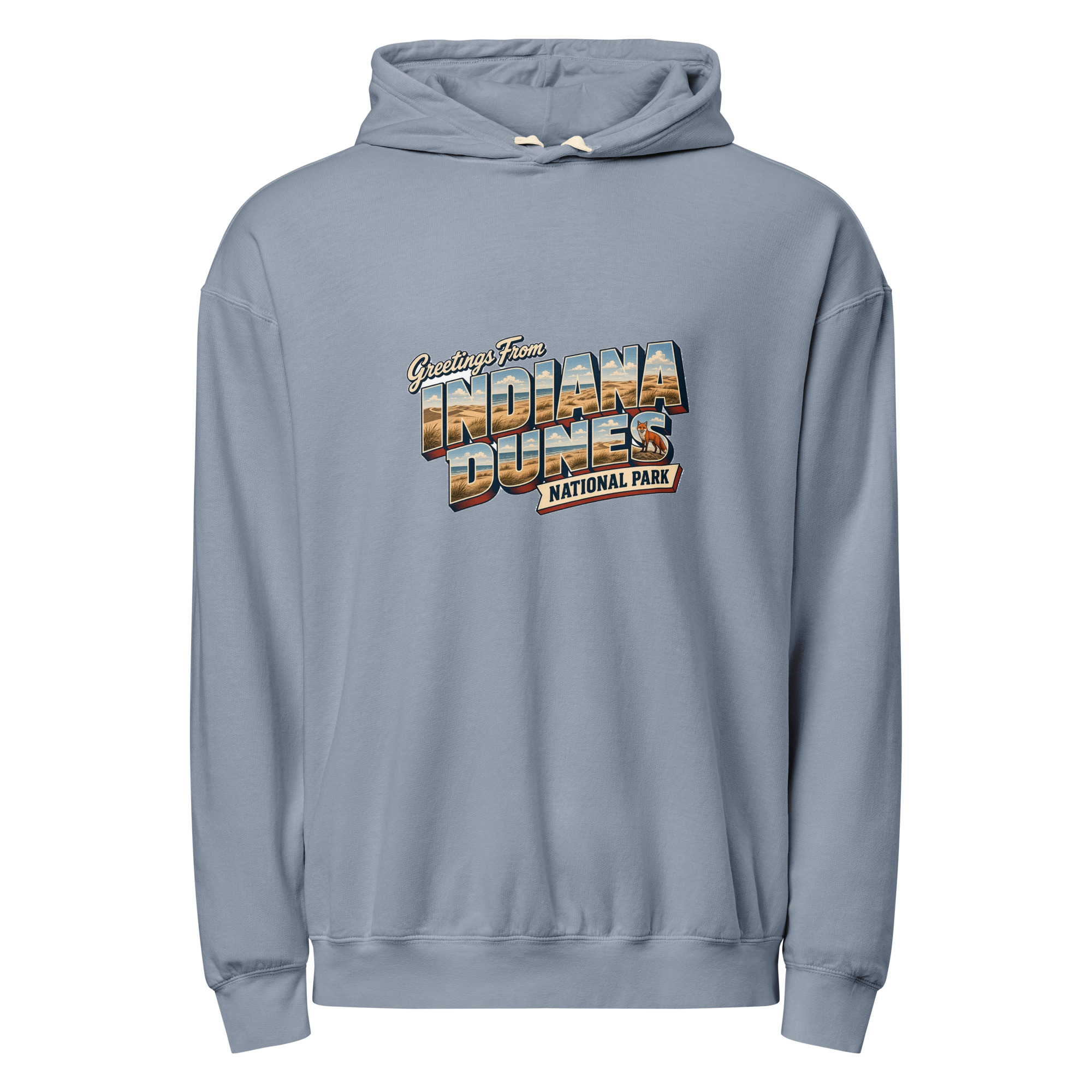 Indiana Dunes National Park Postcard Hoodie - Image 5