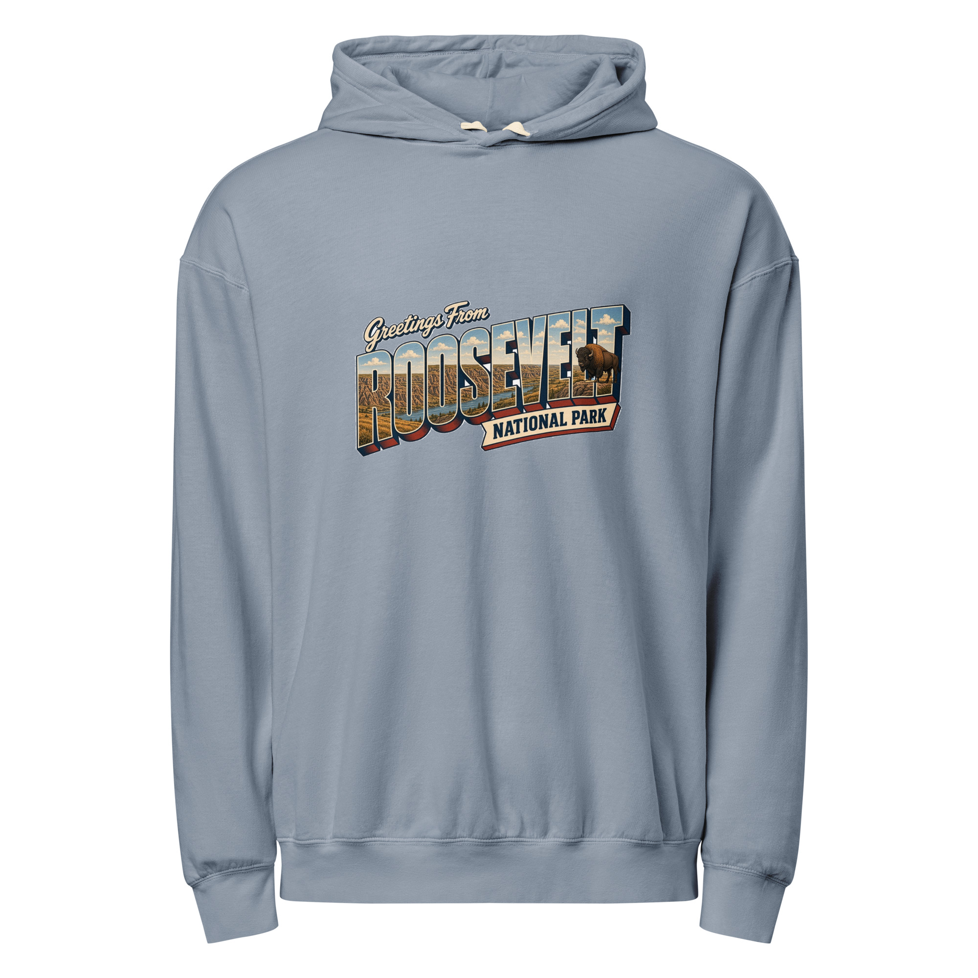 Theodore Roosevelt National Park Postcard Hoodie - Image 5