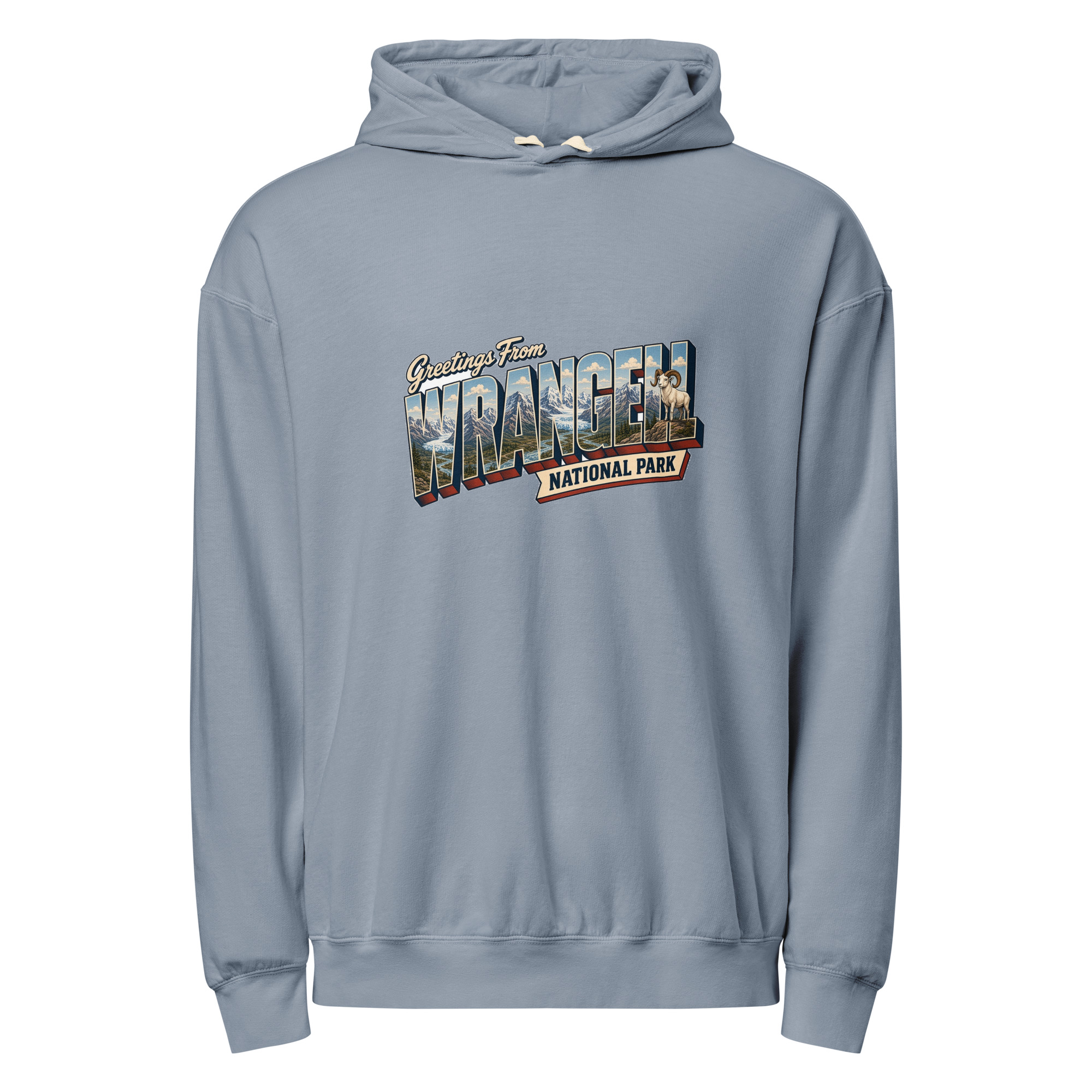 Wrangell–St. Elias National Park Postcard Hoodie - Image 5