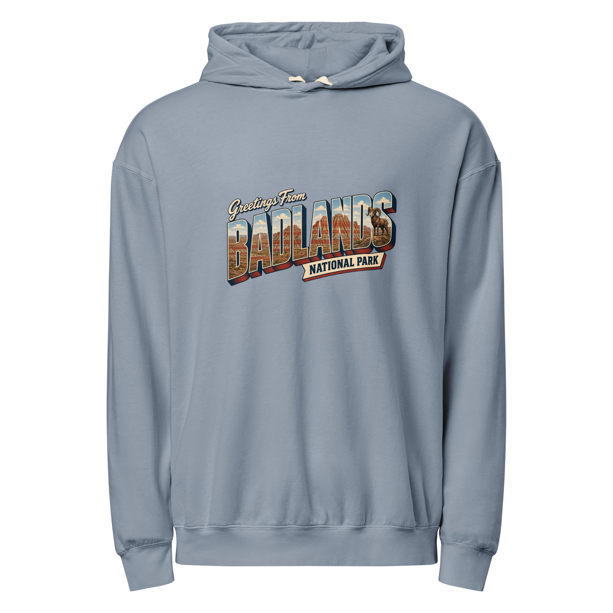 Badlands National Park Postcard Hoodie - Image 5