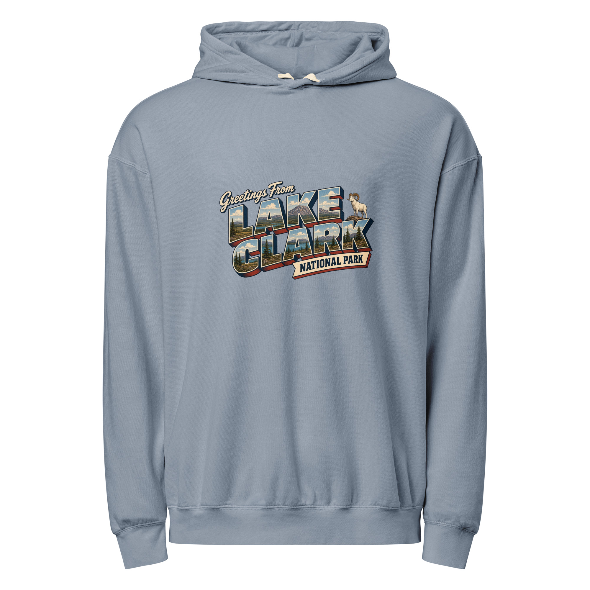 Lake Clark National Park Postcard Hoodie - Image 5
