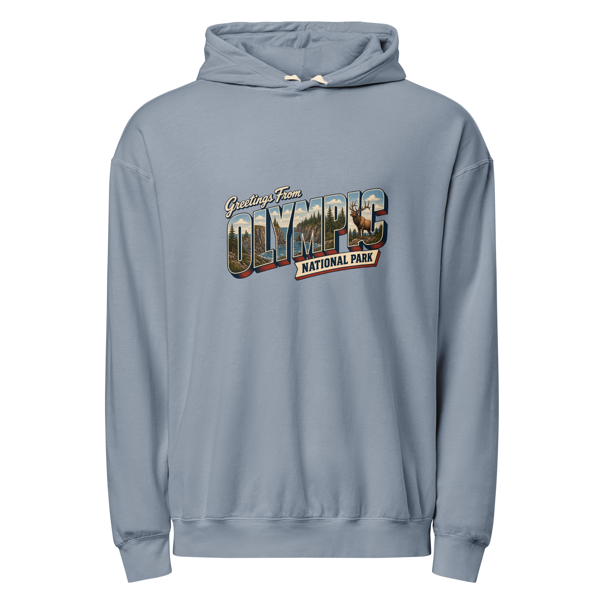 Olympic National Park Postcard Hoodie - Image 5