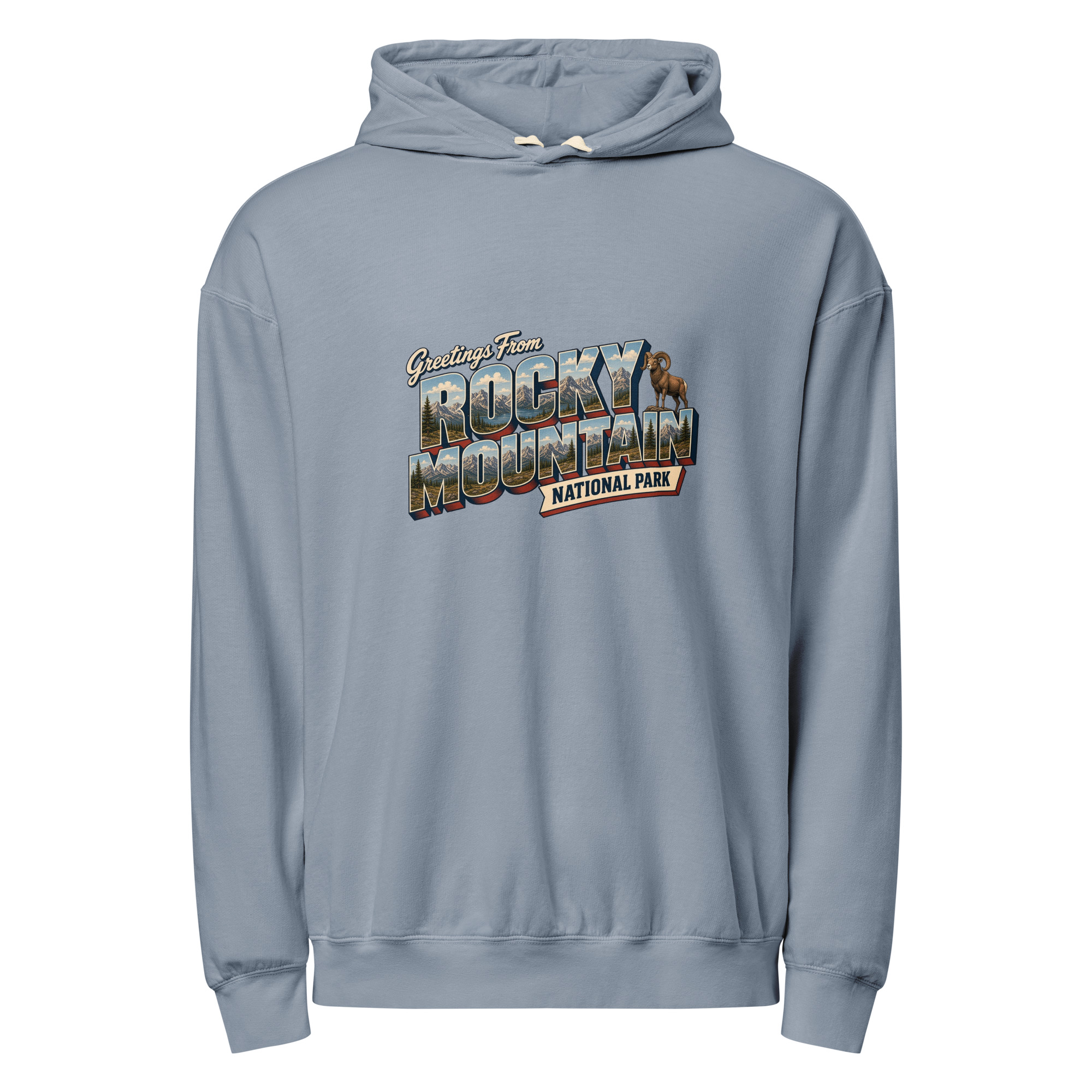 Rocky Mountain National Park Postcard Hoodie - Image 5