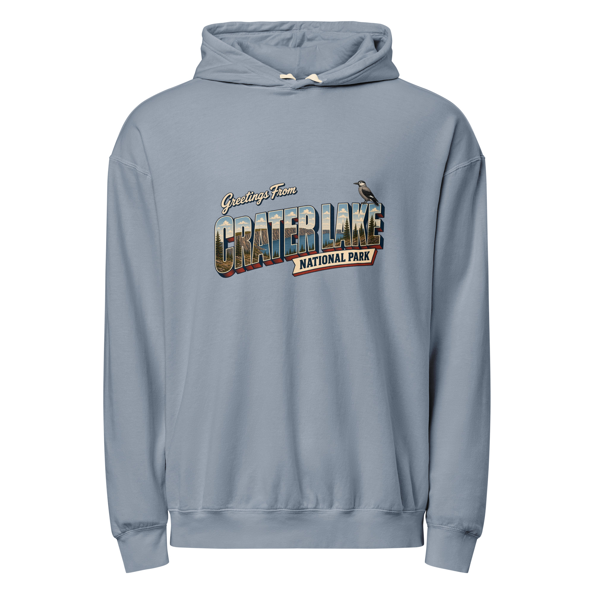 Crater Lake National Park Postcard Hoodie - Image 5
