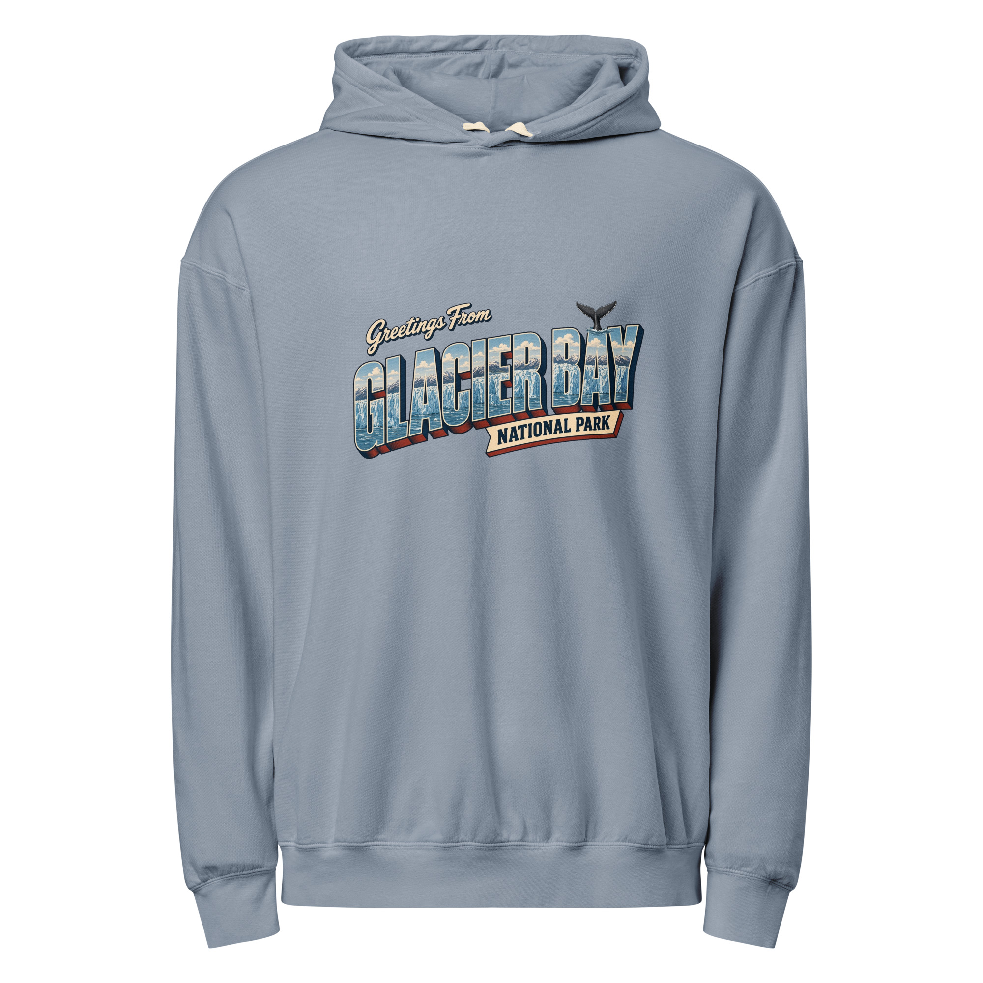 Glacier Bay National Park Postcard Hoodie - Image 5