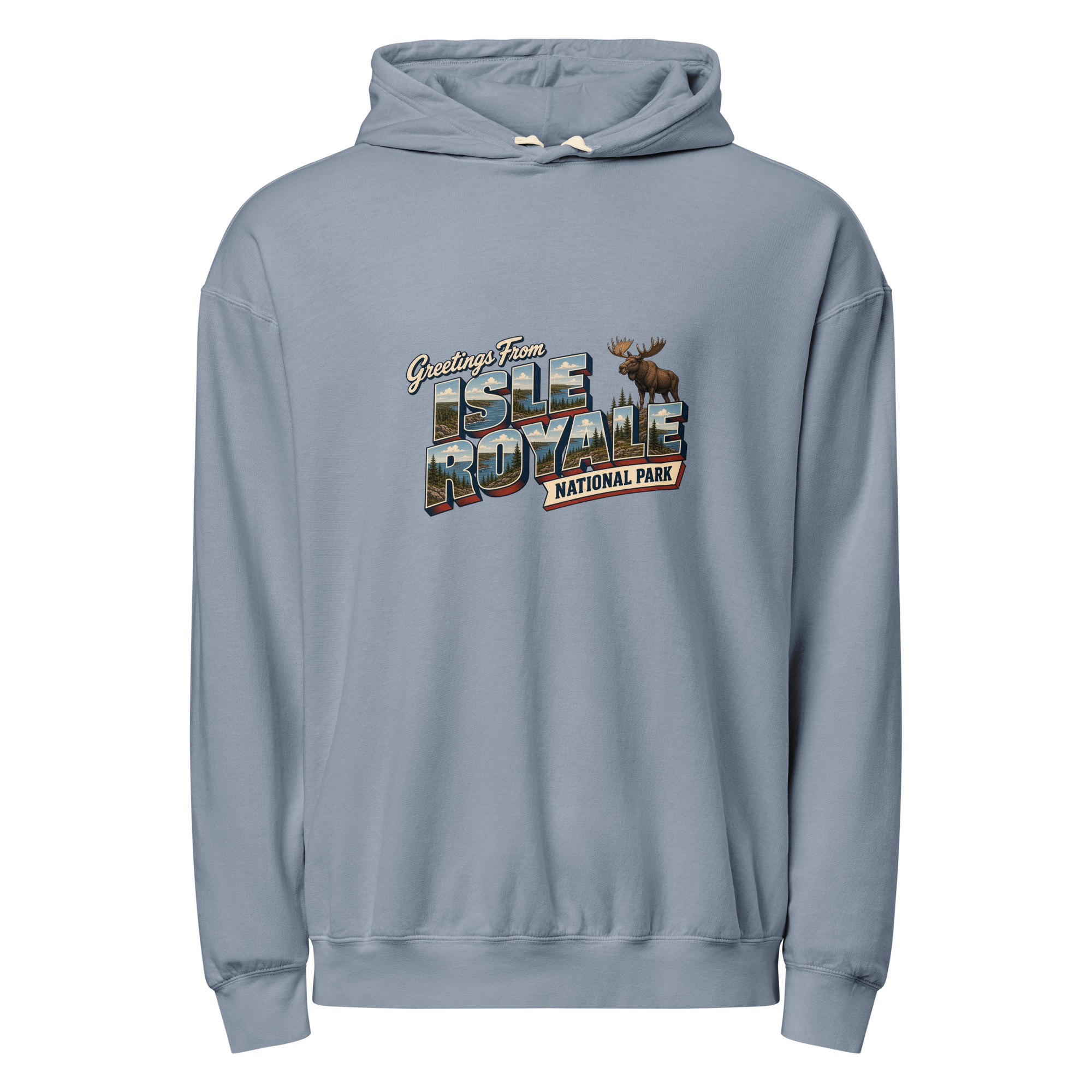 Isle Royale National Park Postcard Hoodie - Image 5
