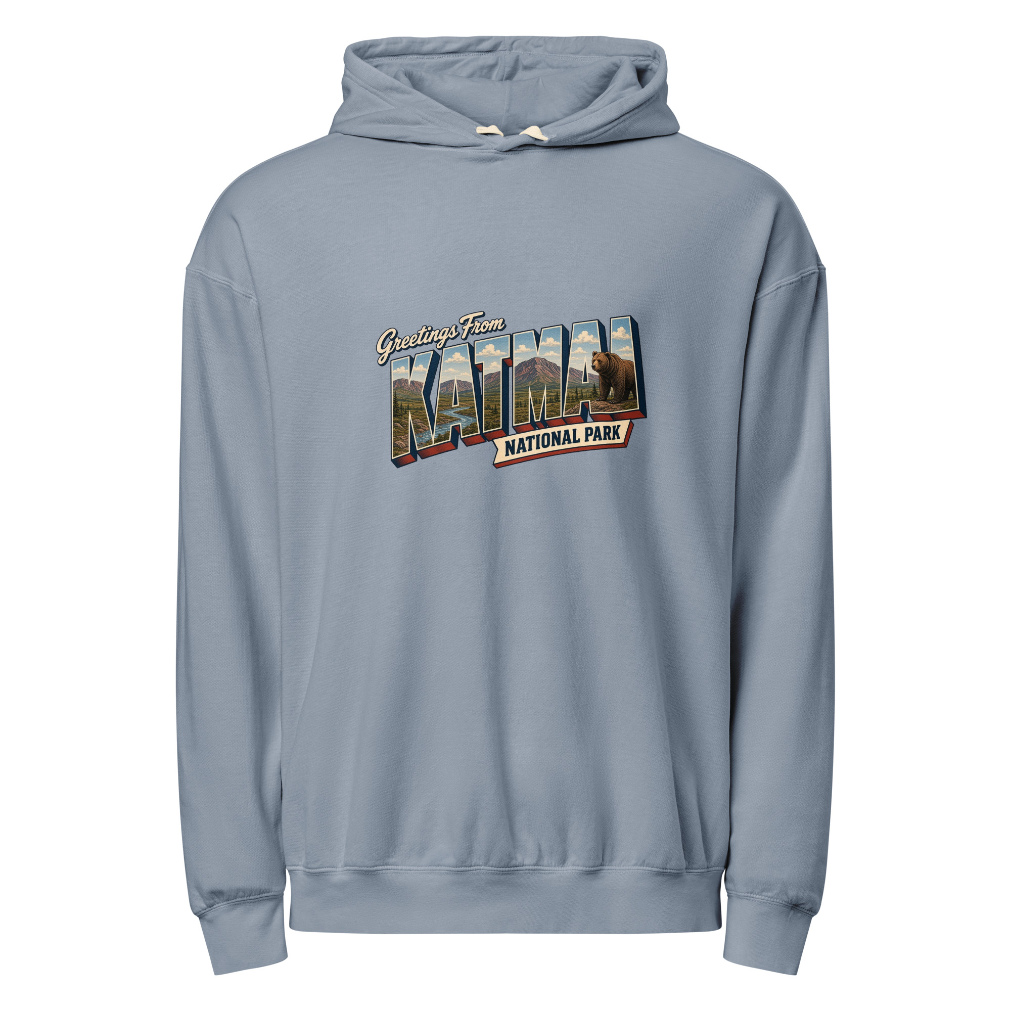Katmai National Park Postcard Hoodie - Image 5