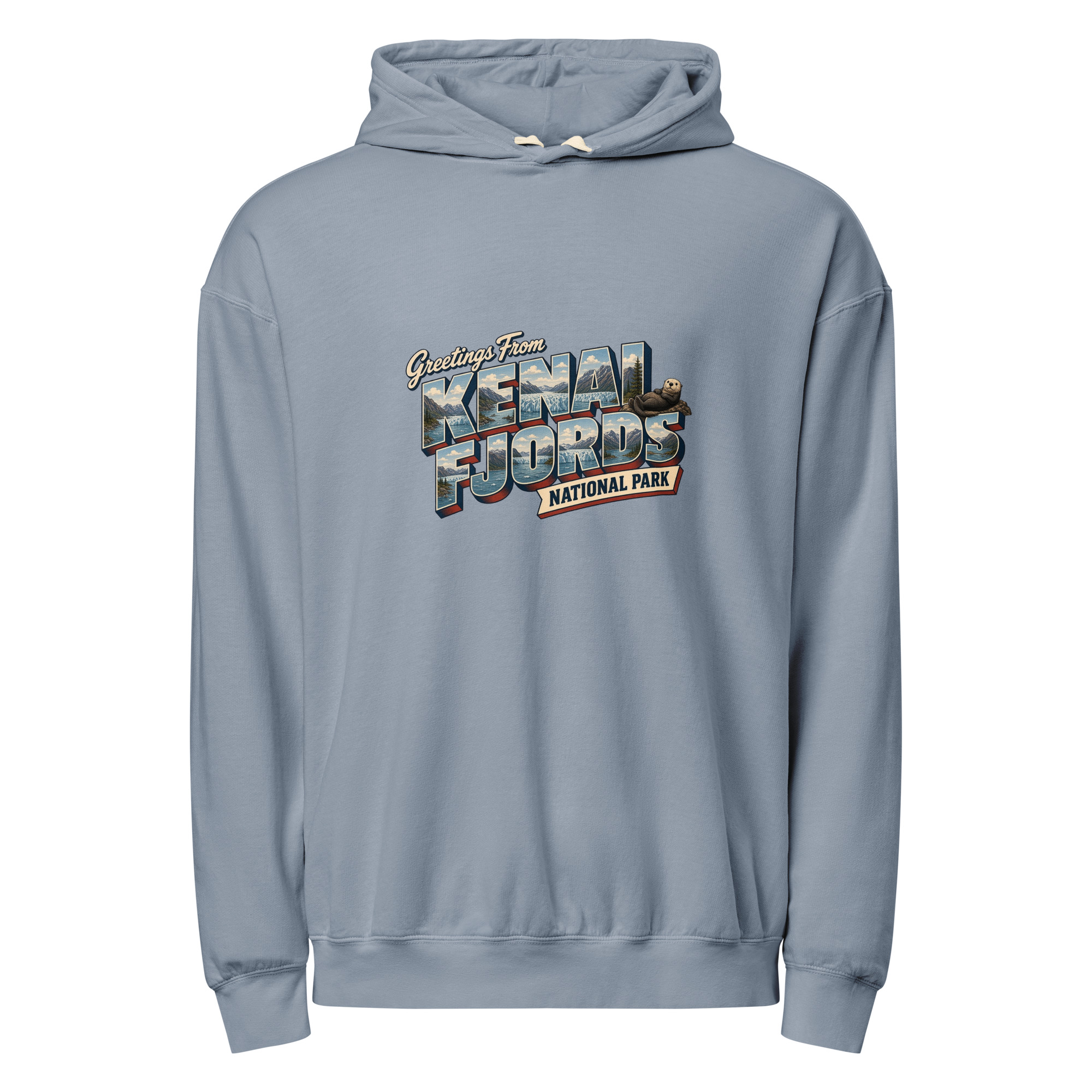 Kenai Fjords National Park Postcard Hoodie - Image 5