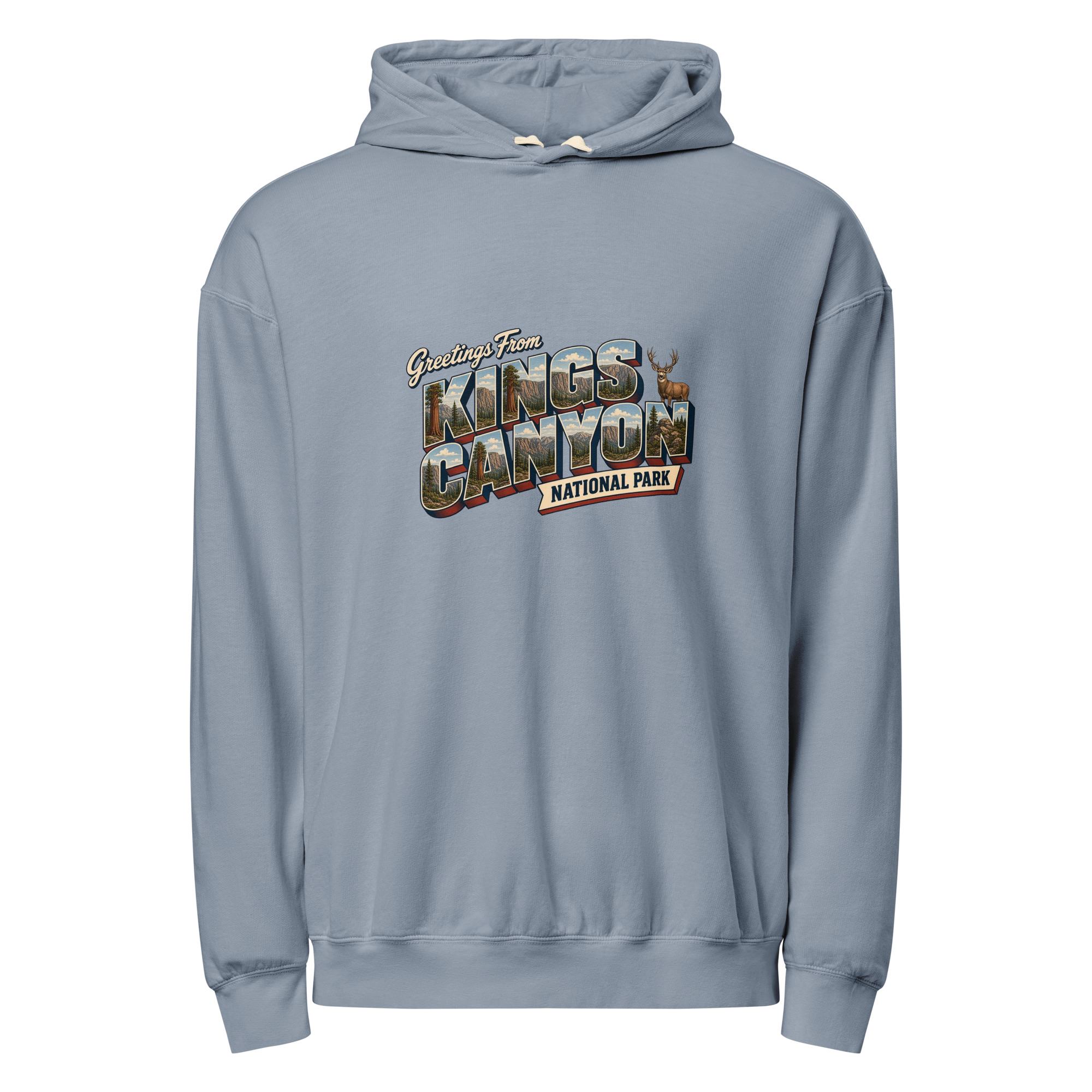 Kings Canyon National Park Postcard Hoodie - Image 5