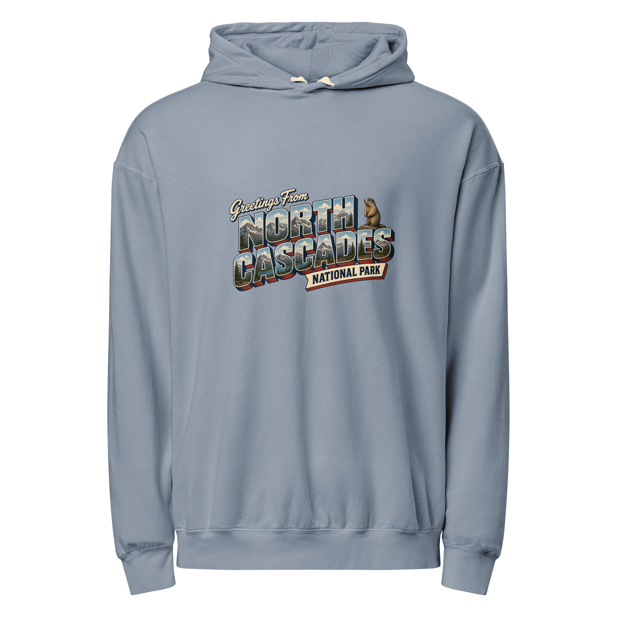 North Cascades National Park Postcard Hoodie - Image 5