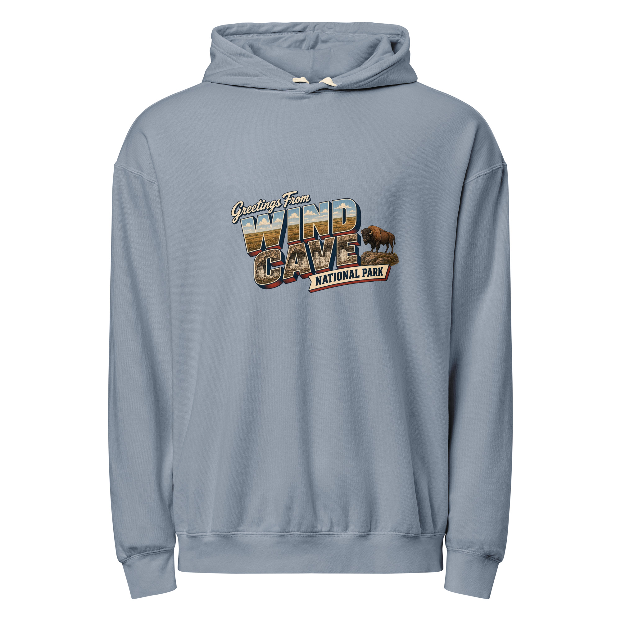 Wind Cave National Park Postcard Hoodie - Image 5