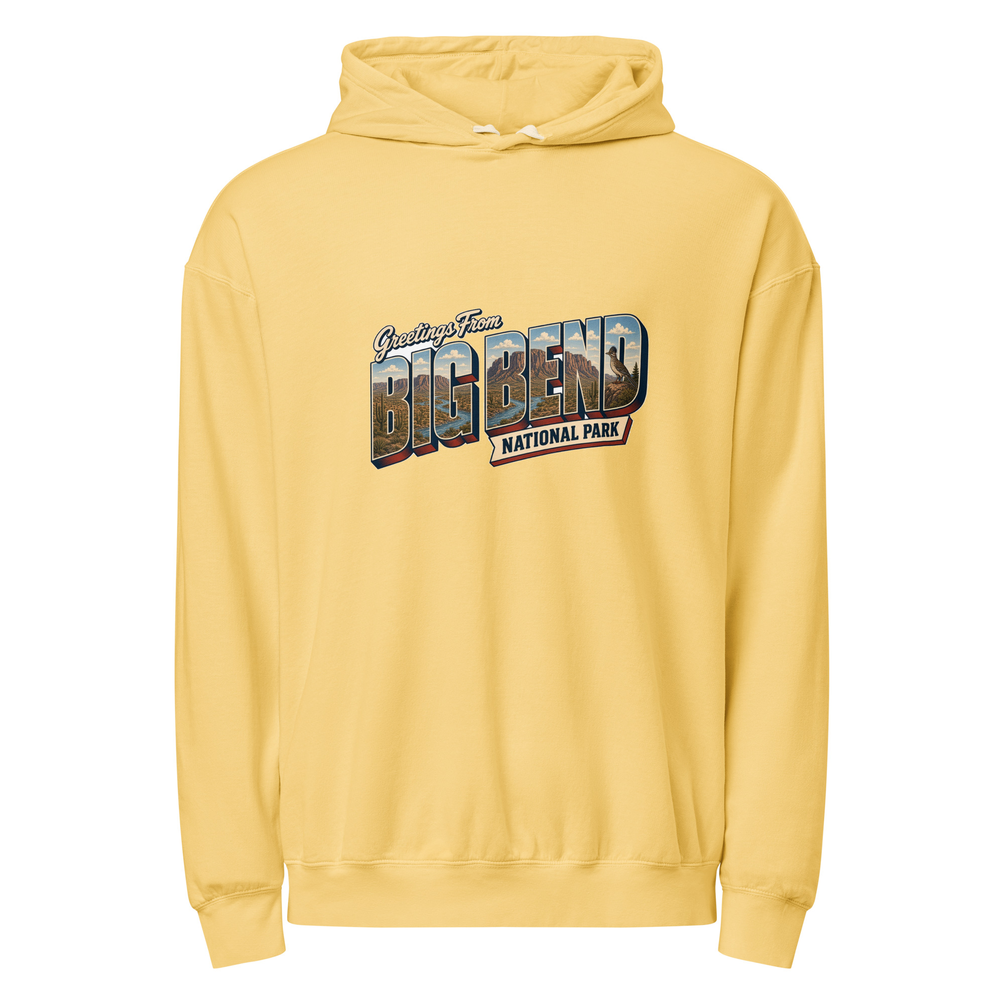 Big Bend National Park Postcard Hoodie - Image 7