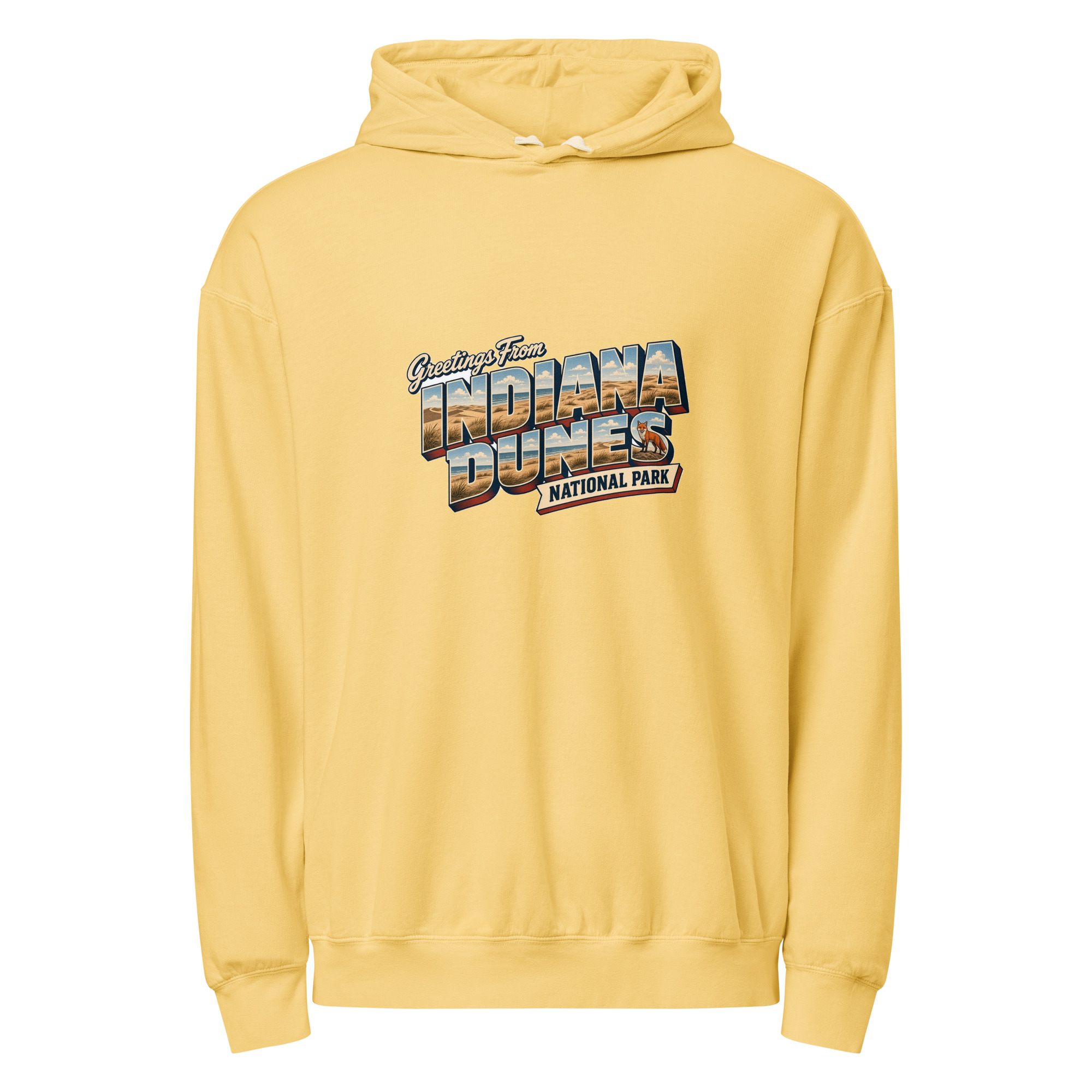 Indiana Dunes National Park Postcard Hoodie