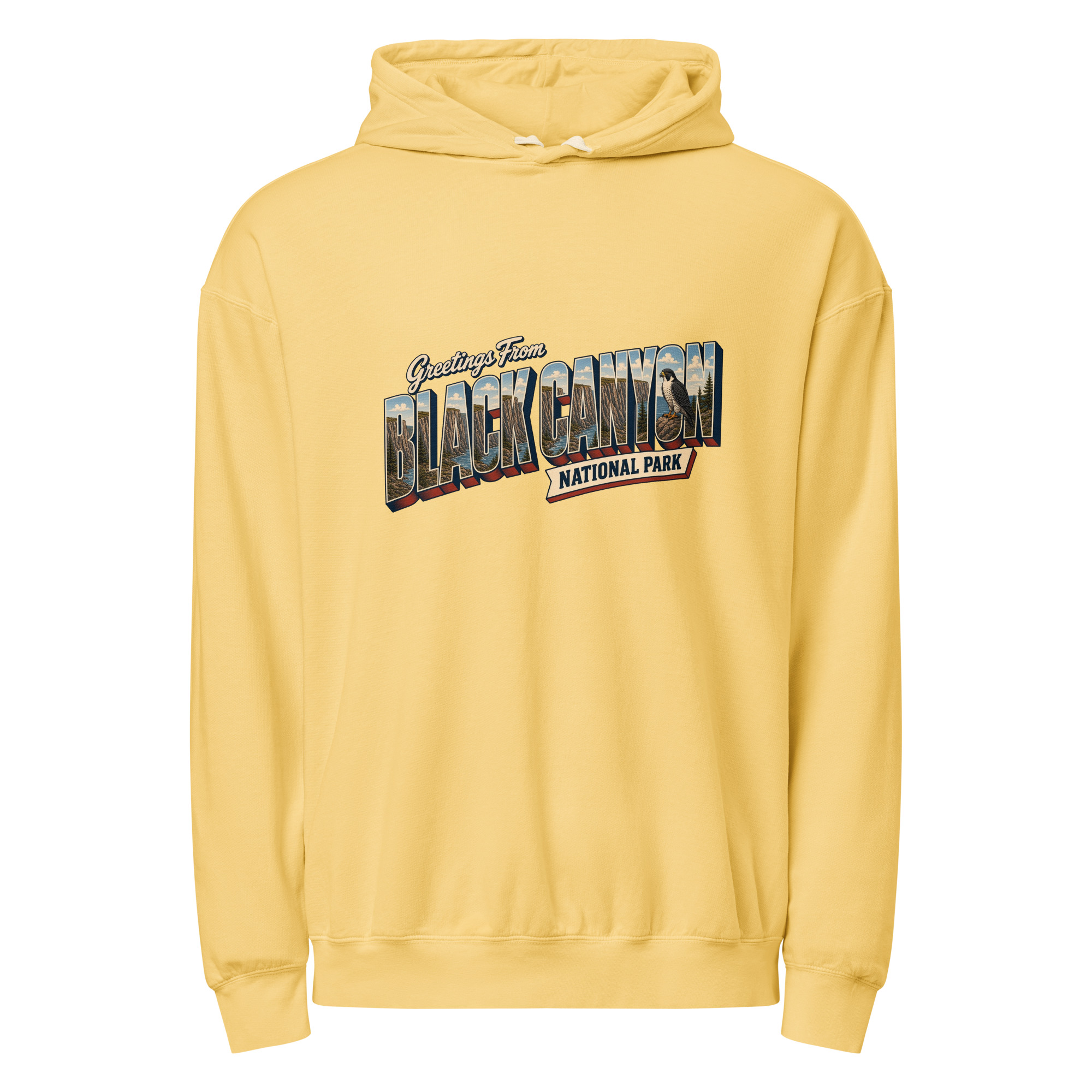 Black Canyon of the Gunnison National Park Postcard Hoodie - Image 7
